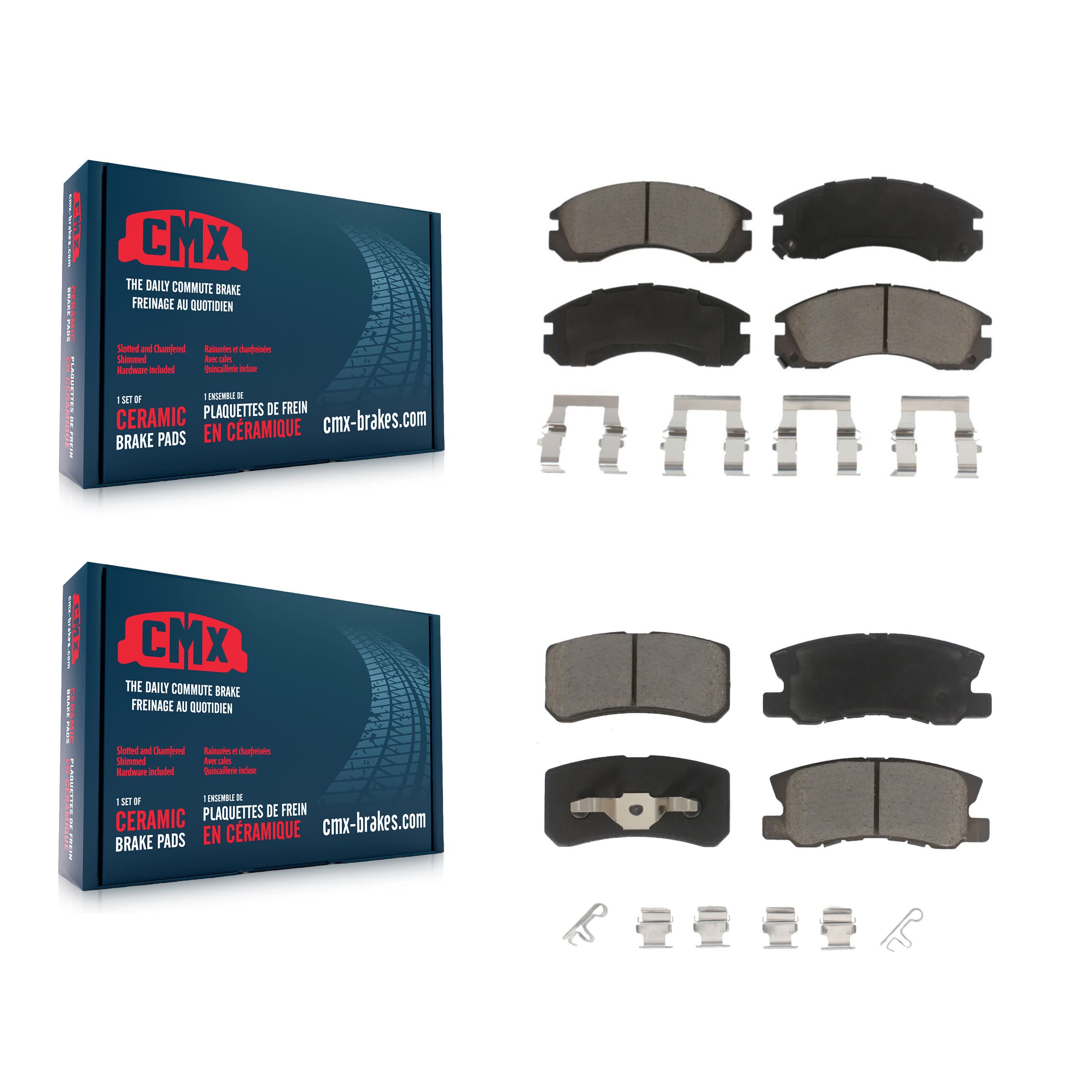 CMX - KCX-100371 - Front and Rear Disc Brake Pad Kits image 1