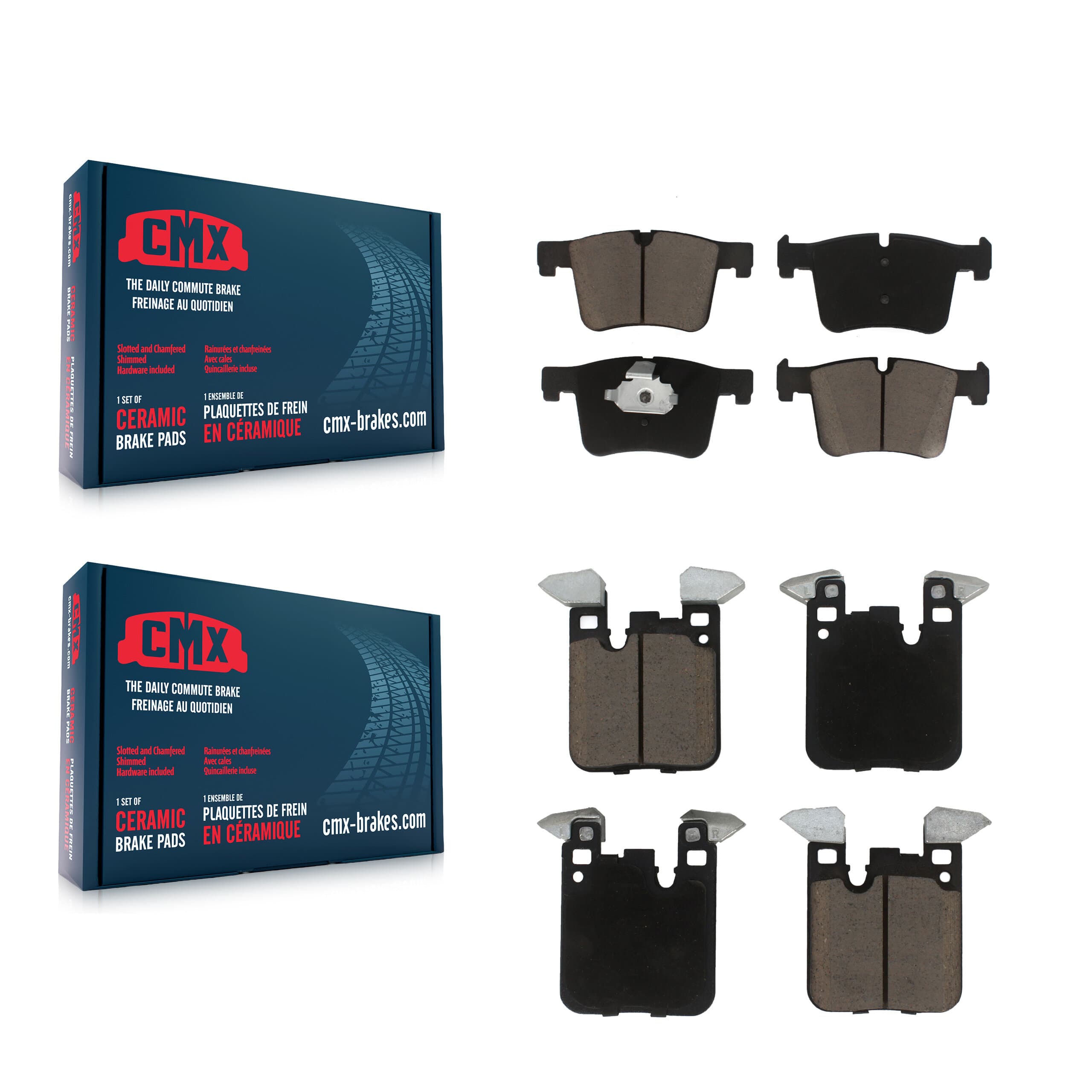 CMX - KCX-100390 - Front and Rear Disc Brake Pad Kits image 1
