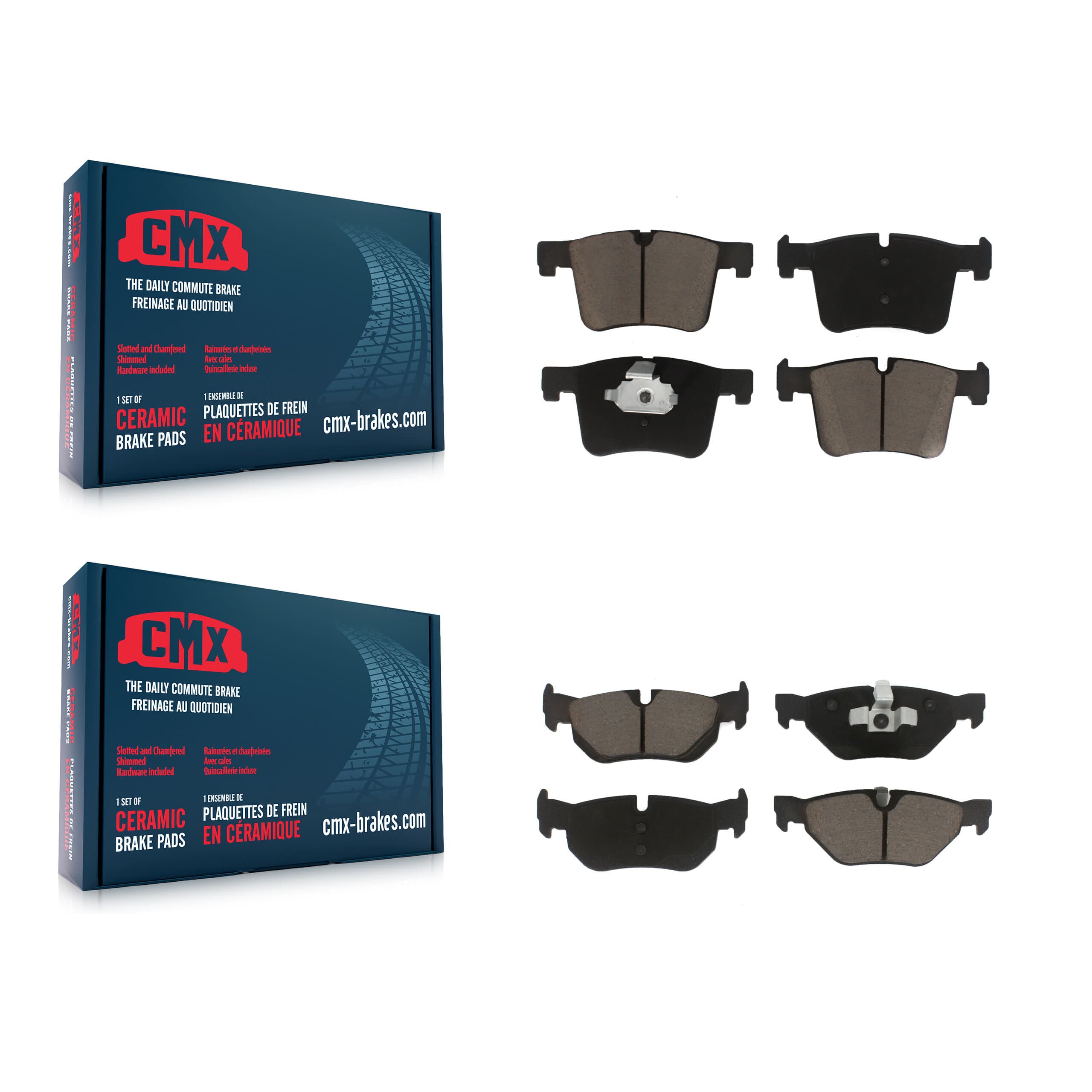 CMX - KCX-100393 - Front and Rear Disc Brake Pad Kits image 1