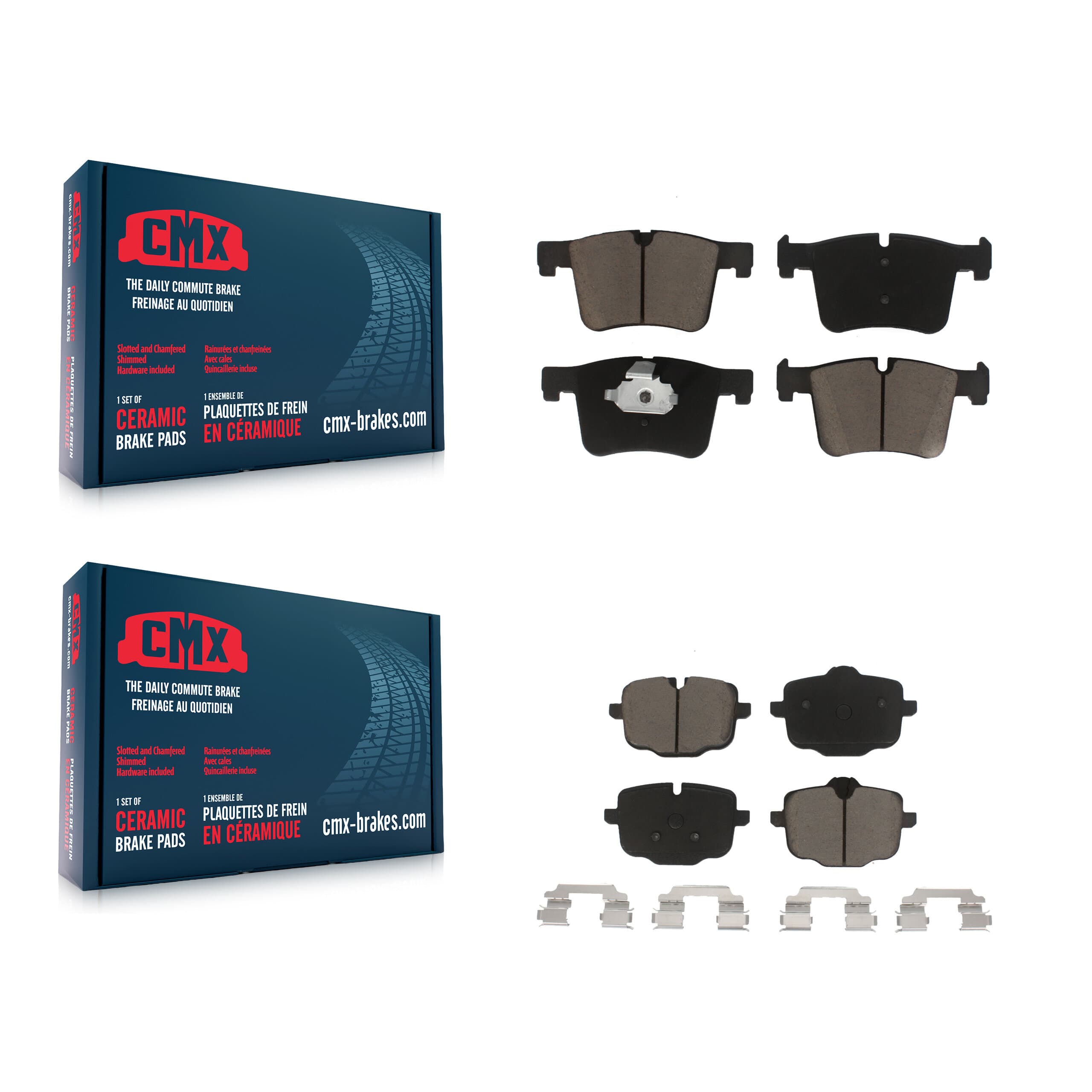 CMX - KCX-100394 - Front and Rear Disc Brake Pad Kits image 1