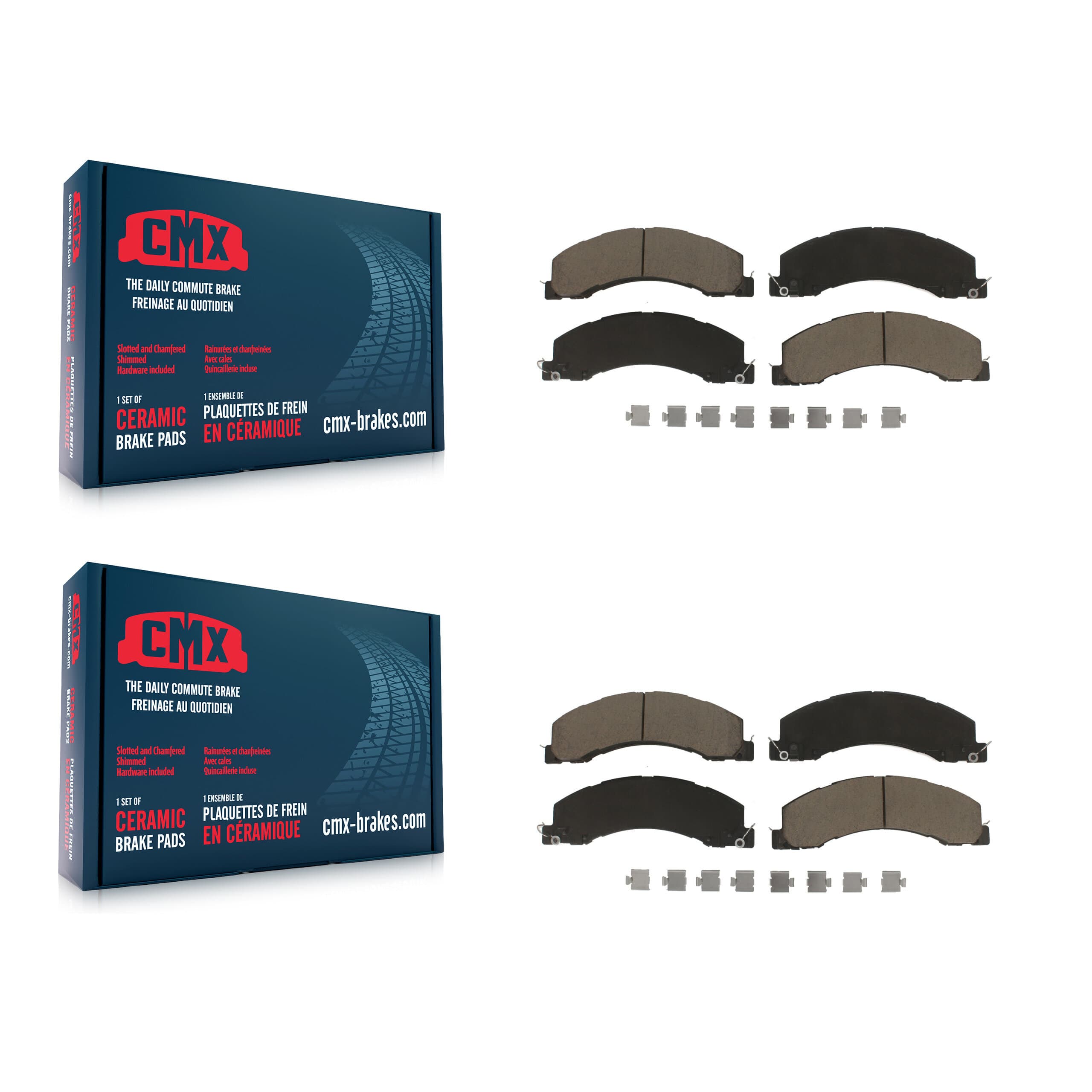 CMX - KCX-100399 - Front and Rear Disc Brake Pad Kits image 1
