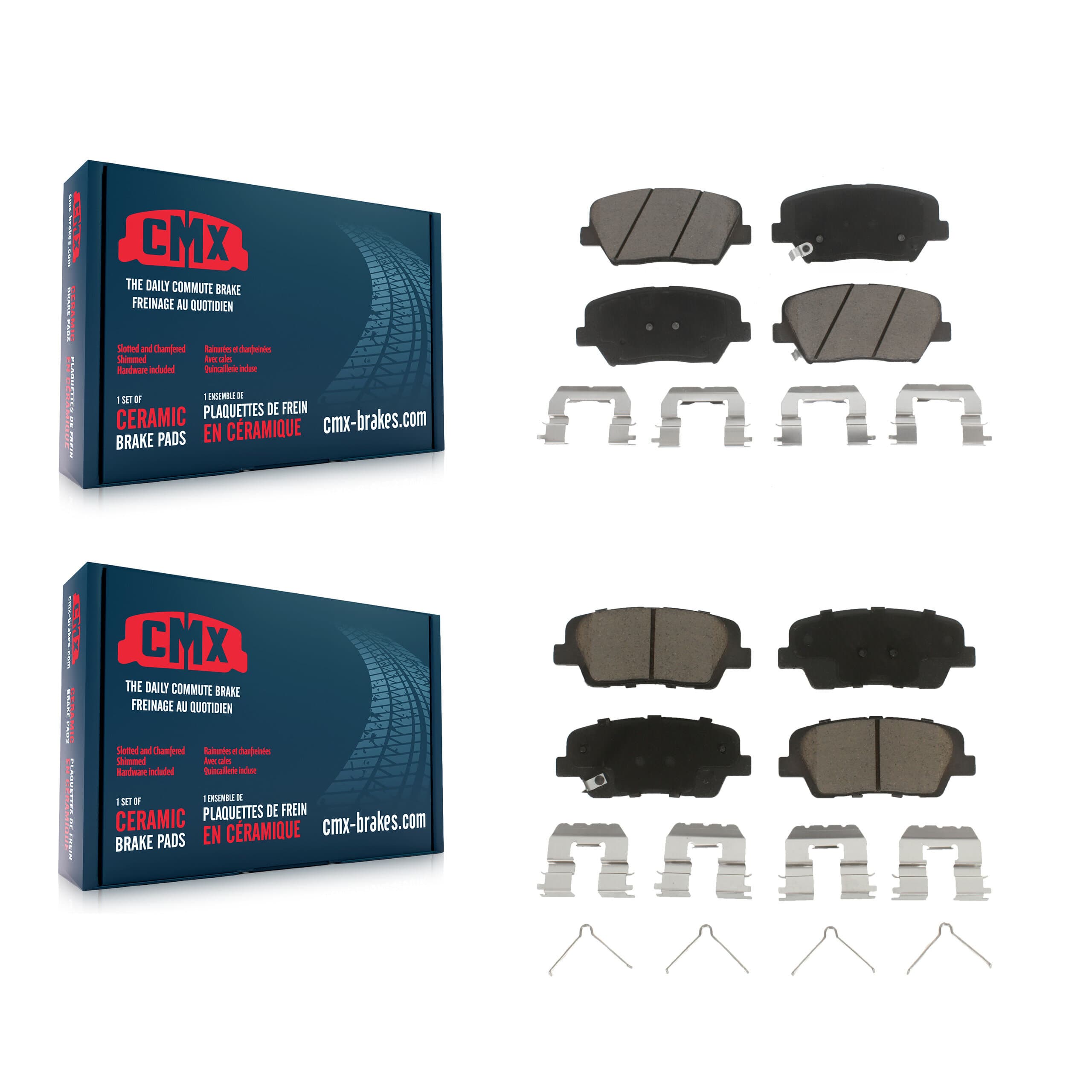 CMX - KCX-100482 - Front and Rear Disc Brake Pad Kits image 1