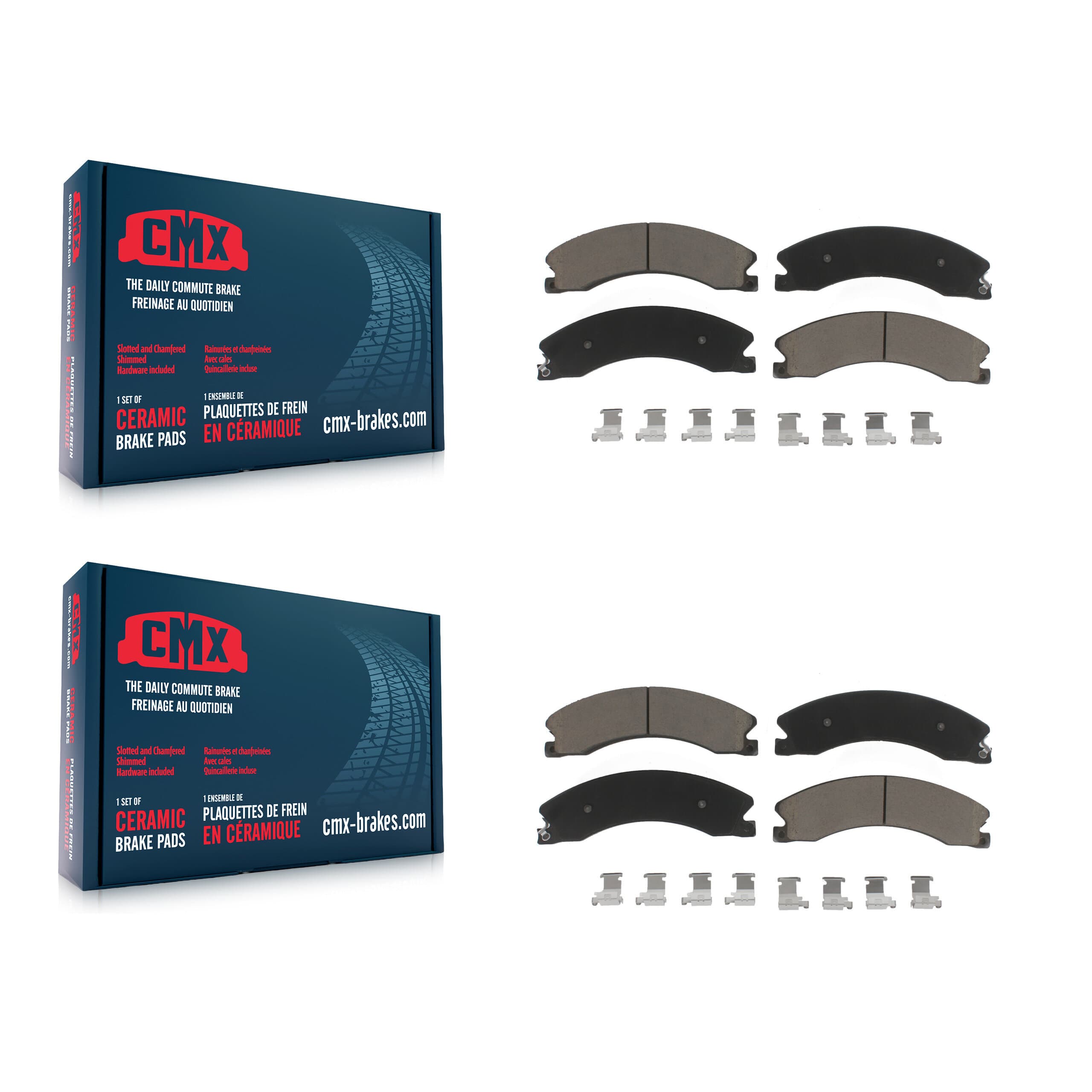 CMX - KCX-100501 - Front and Rear Disc Brake Pad Kits image 1