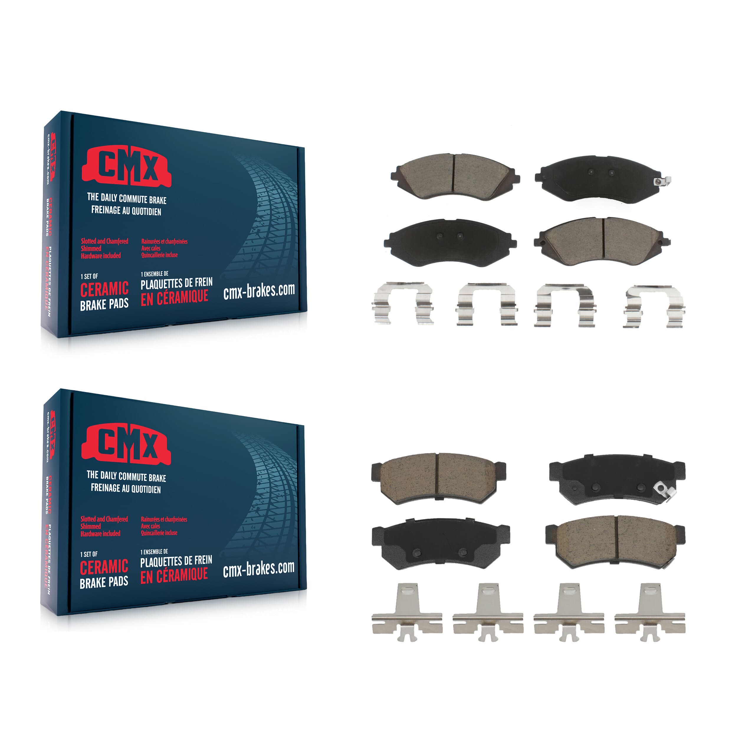 CMX - KCX-100506 - Front and Rear Disc Brake Pad Kits image 1