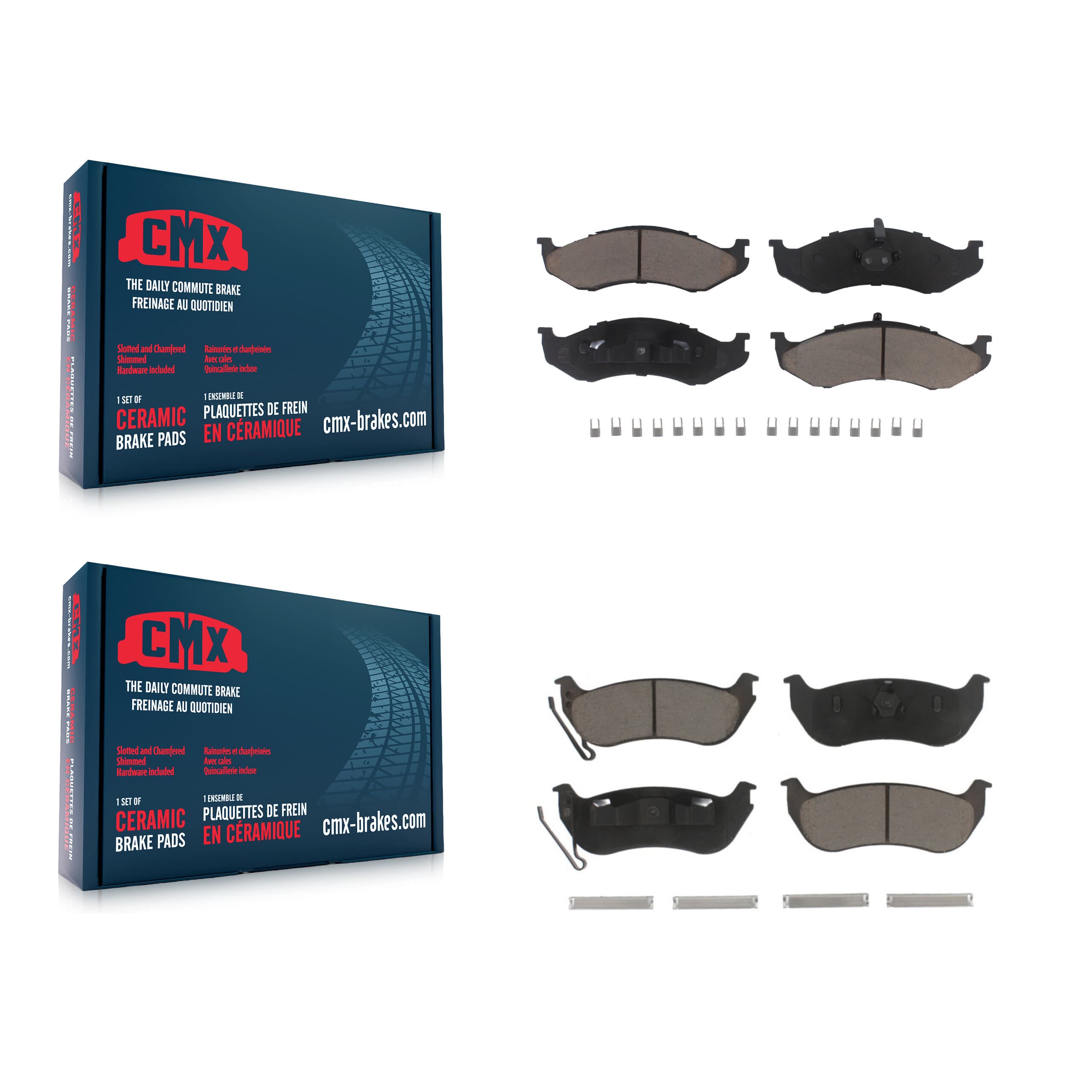 CMX - KCX-100511 - Front and Rear Disc Brake Pad Kits image 1