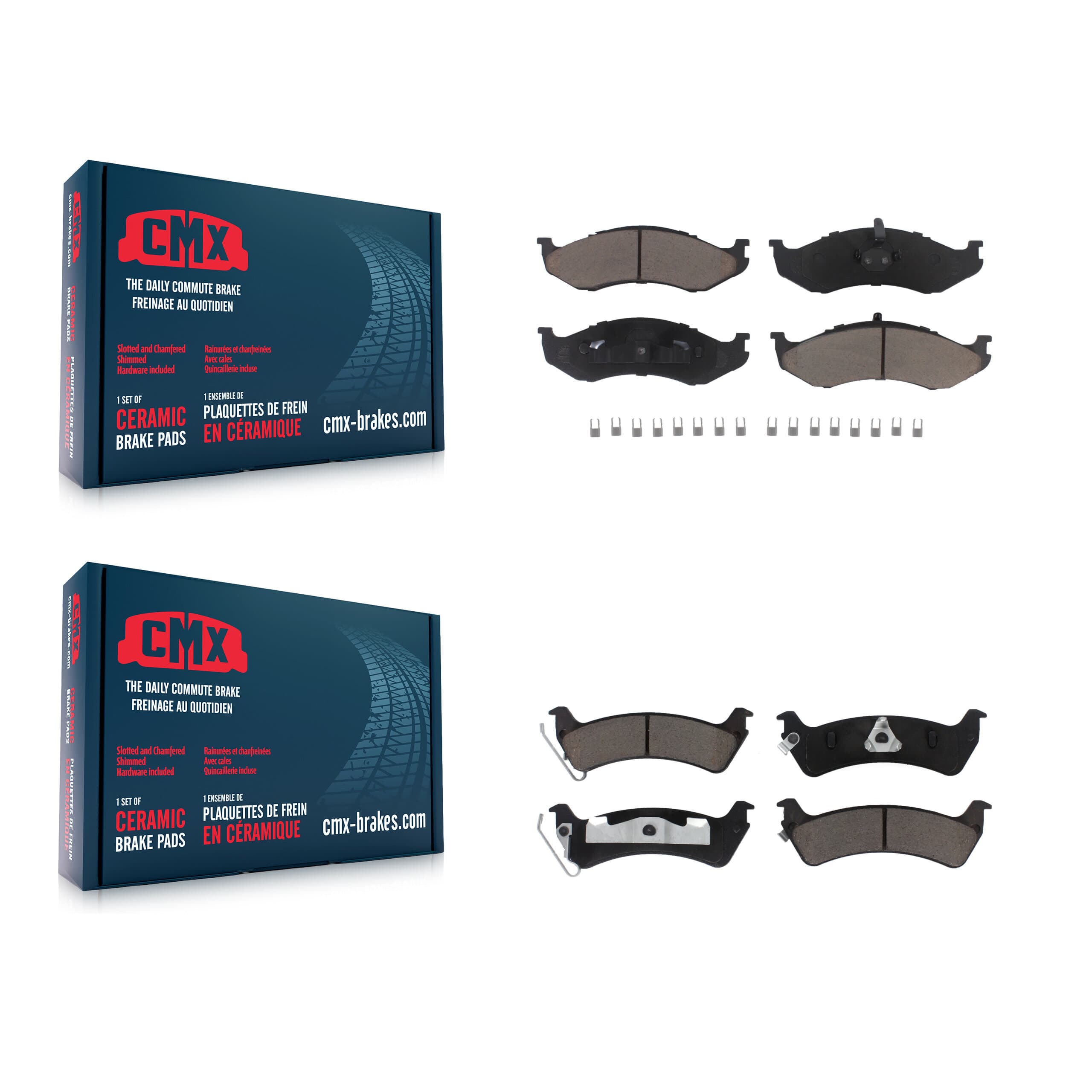 CMX - KCX-100512 - Front and Rear Disc Brake Pad Kits image 1