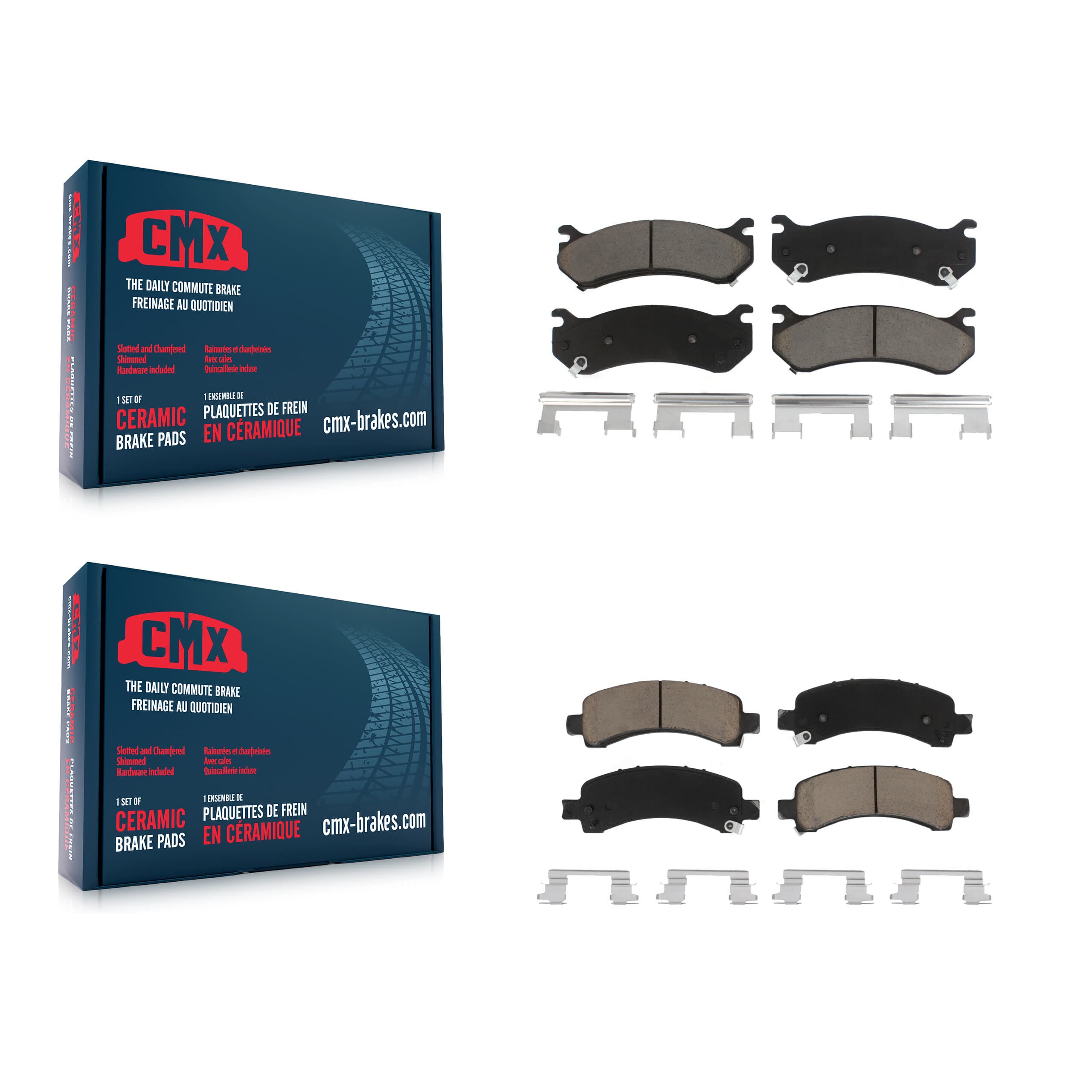 CMX - KCX-100513 - Front and Rear Disc Brake Pad Kits image 1