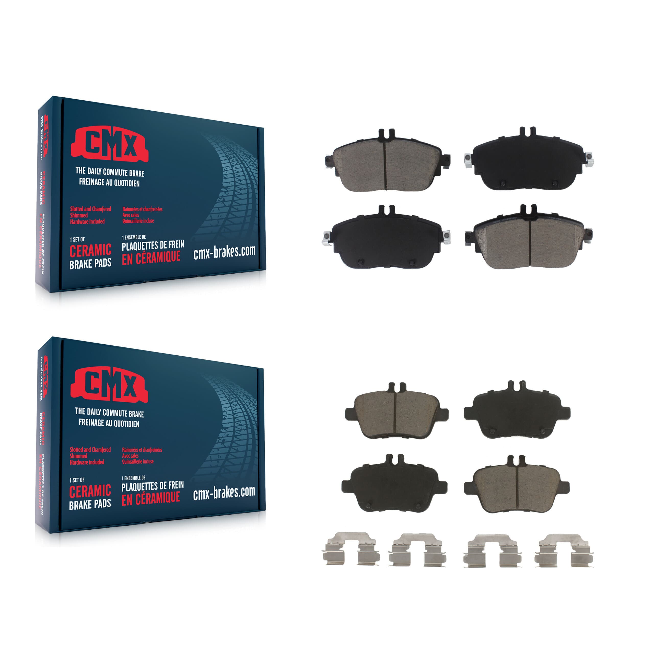 CMX - KCX-100515 - Front and Rear Disc Brake Pad Kits image 1
