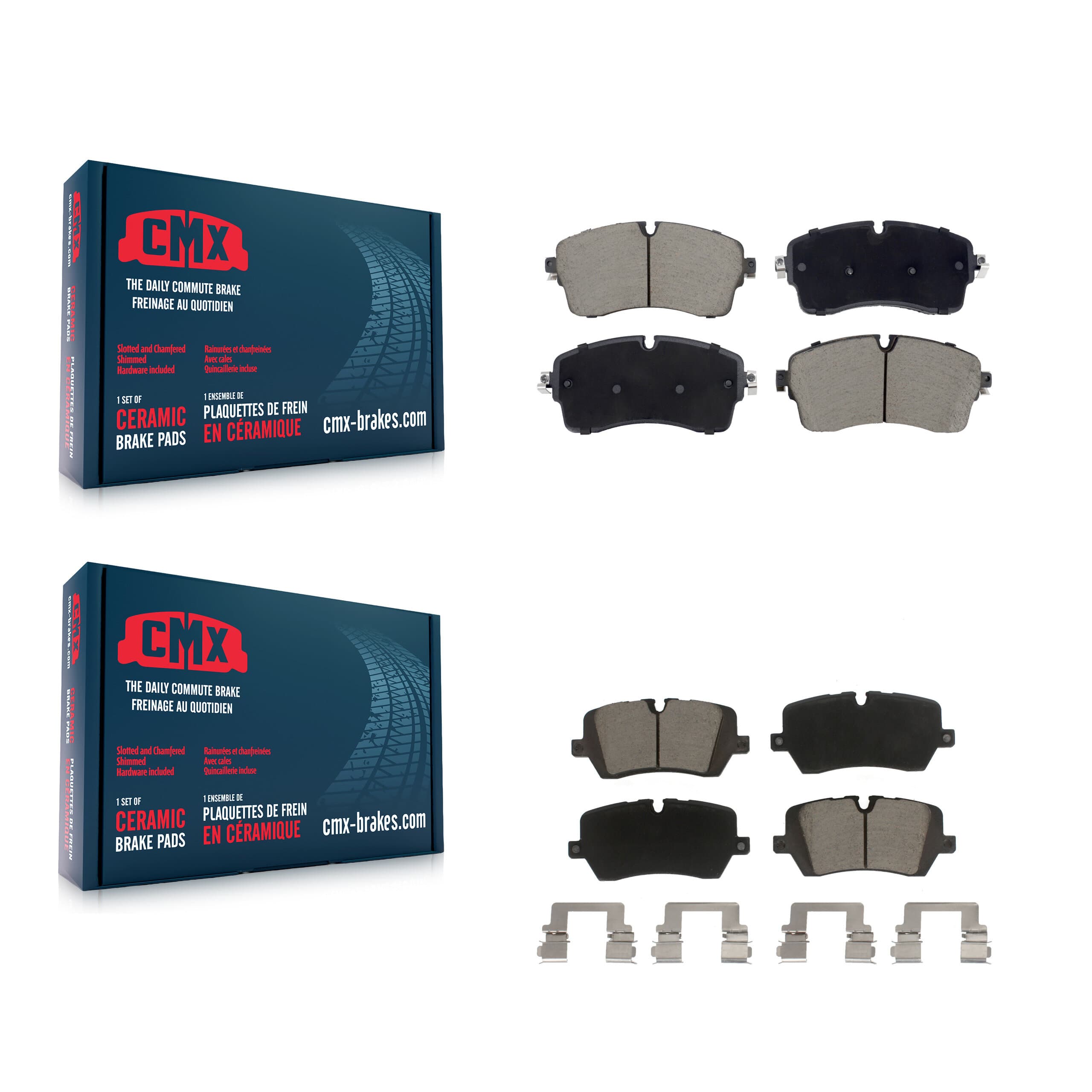 CMX - KCX-100603 - Front and Rear Disc Brake Pad Kits image 1