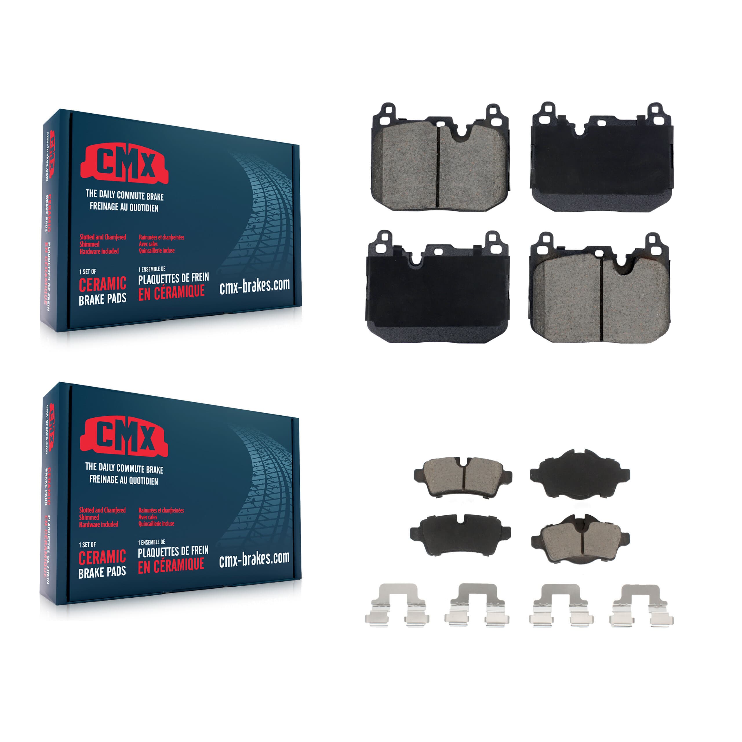CMX - KCX-100631 - Front and Rear Disc Brake Pad Kits image 1