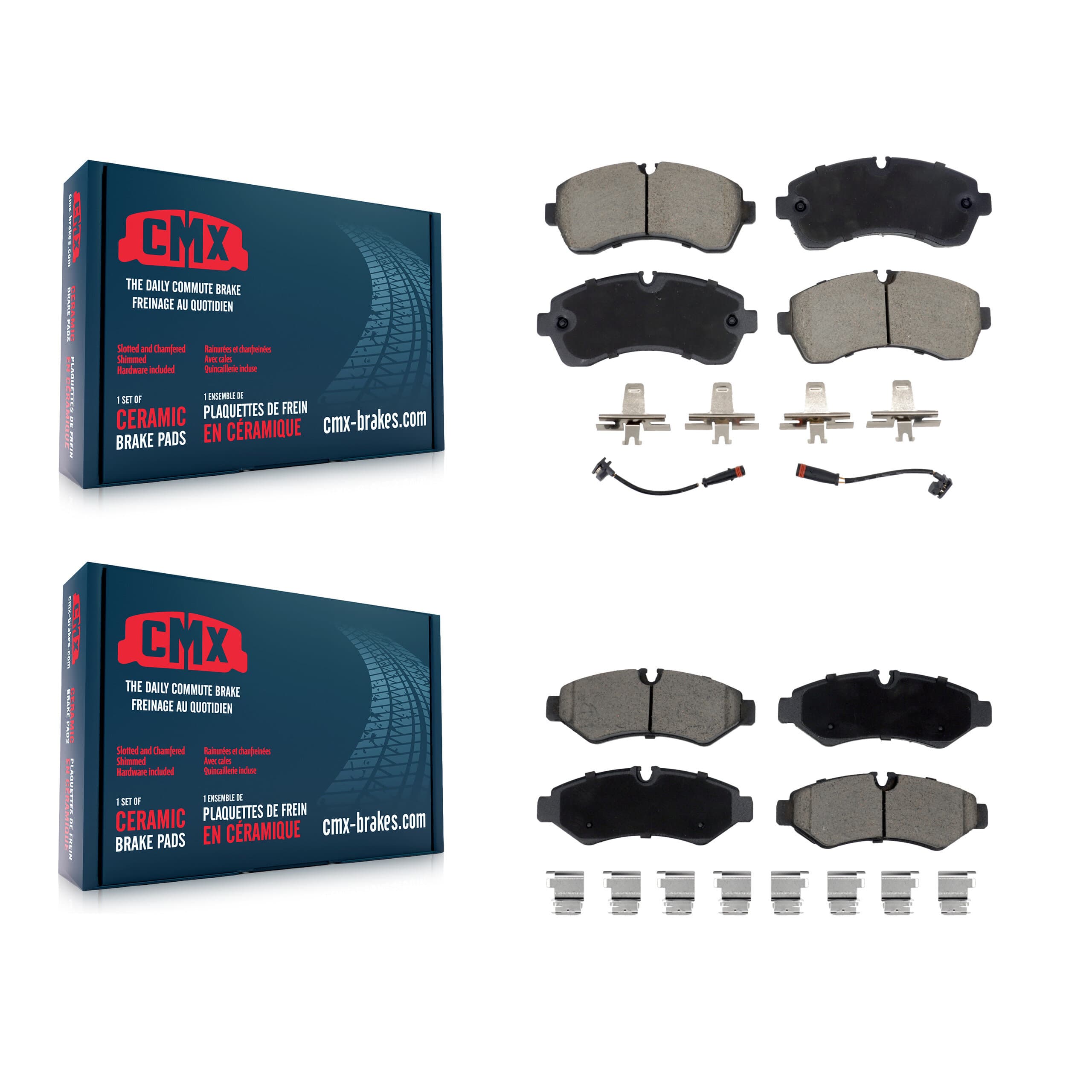 CMX - KCX-100649 - Front and Rear Disc Brake Pad Kits image 1