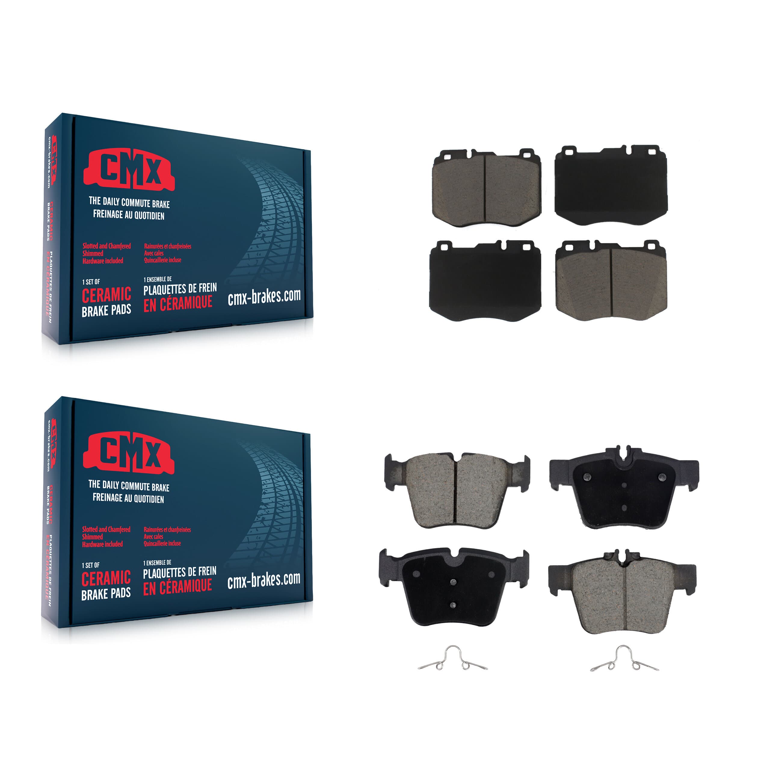 CMX - KCX-100670 - Front and Rear Disc Brake Pad Kits image 1