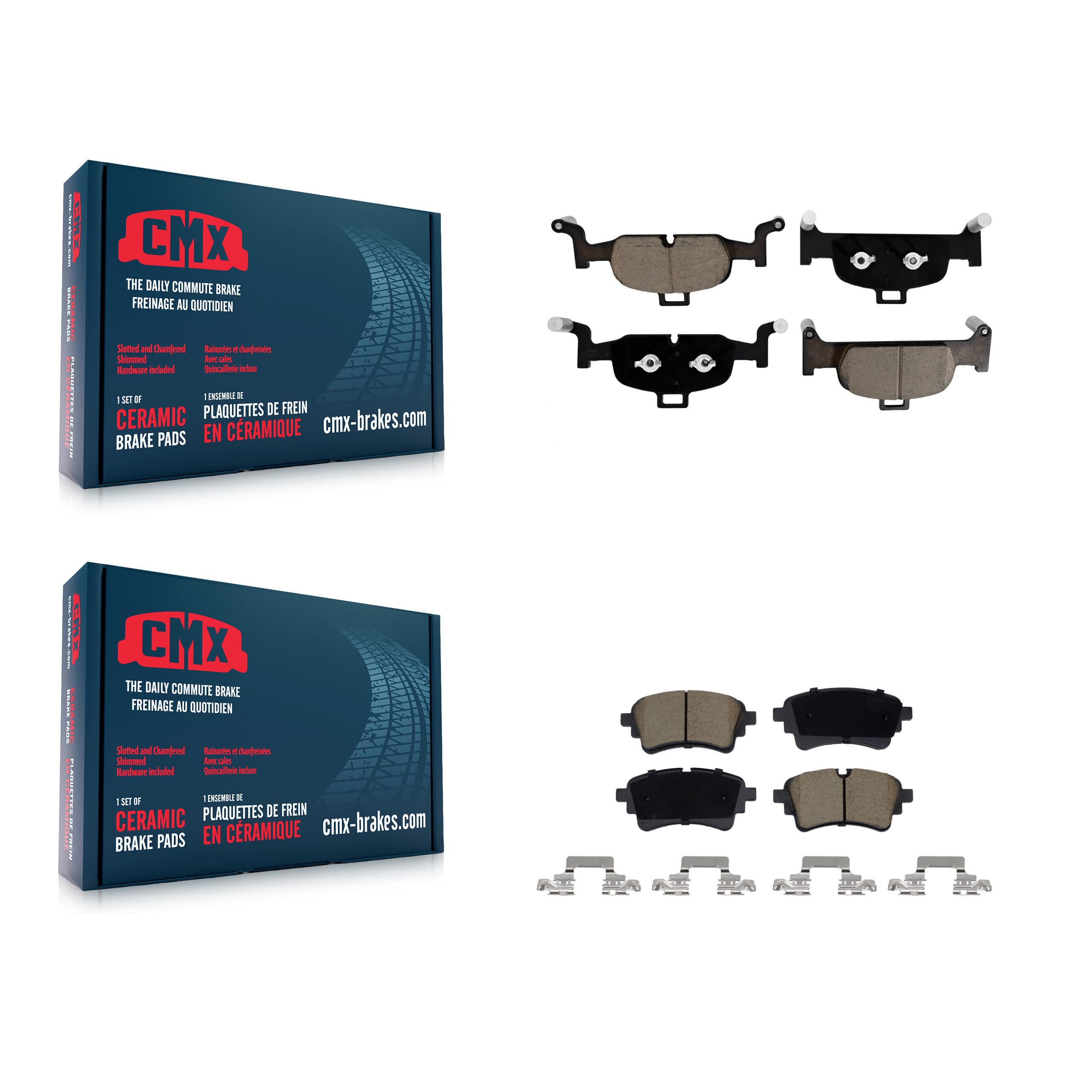 CMX - KCX-100674 - Front and Rear Disc Brake Pad Kits image 1