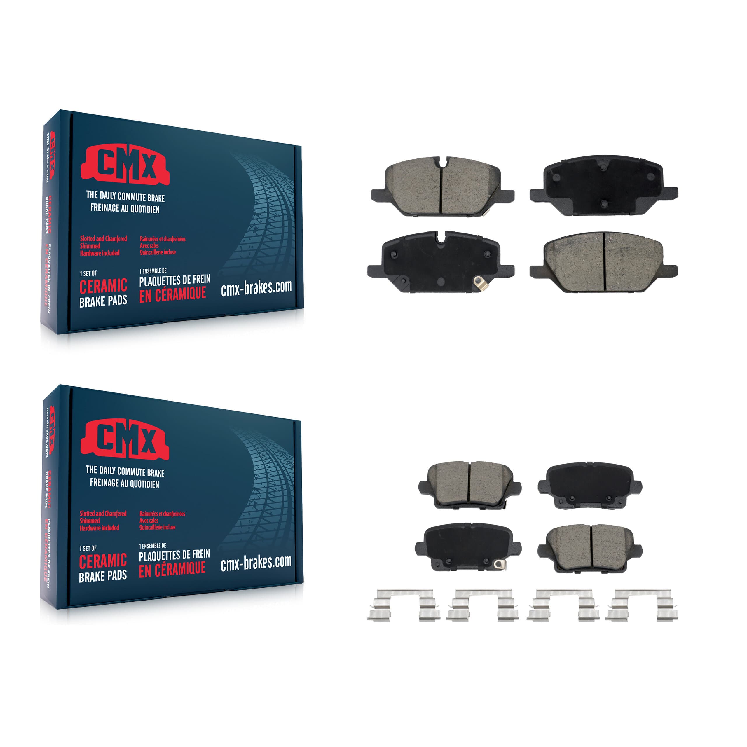 CMX - KCX-100683 - Front and Rear Disc Brake Pad Kits image 1