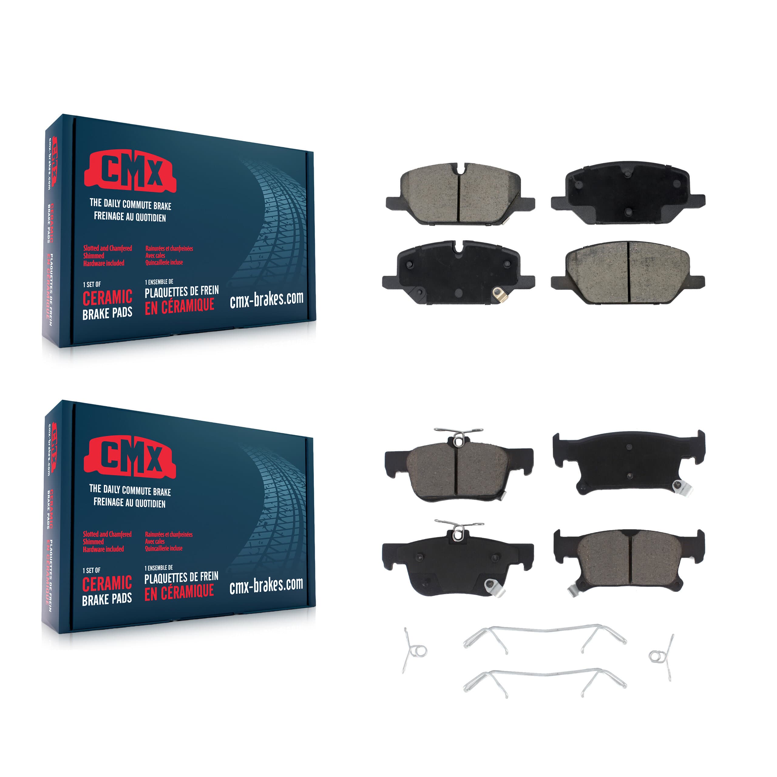 CMX - KCX-100684 - Front and Rear Disc Brake Pad Kits image 1