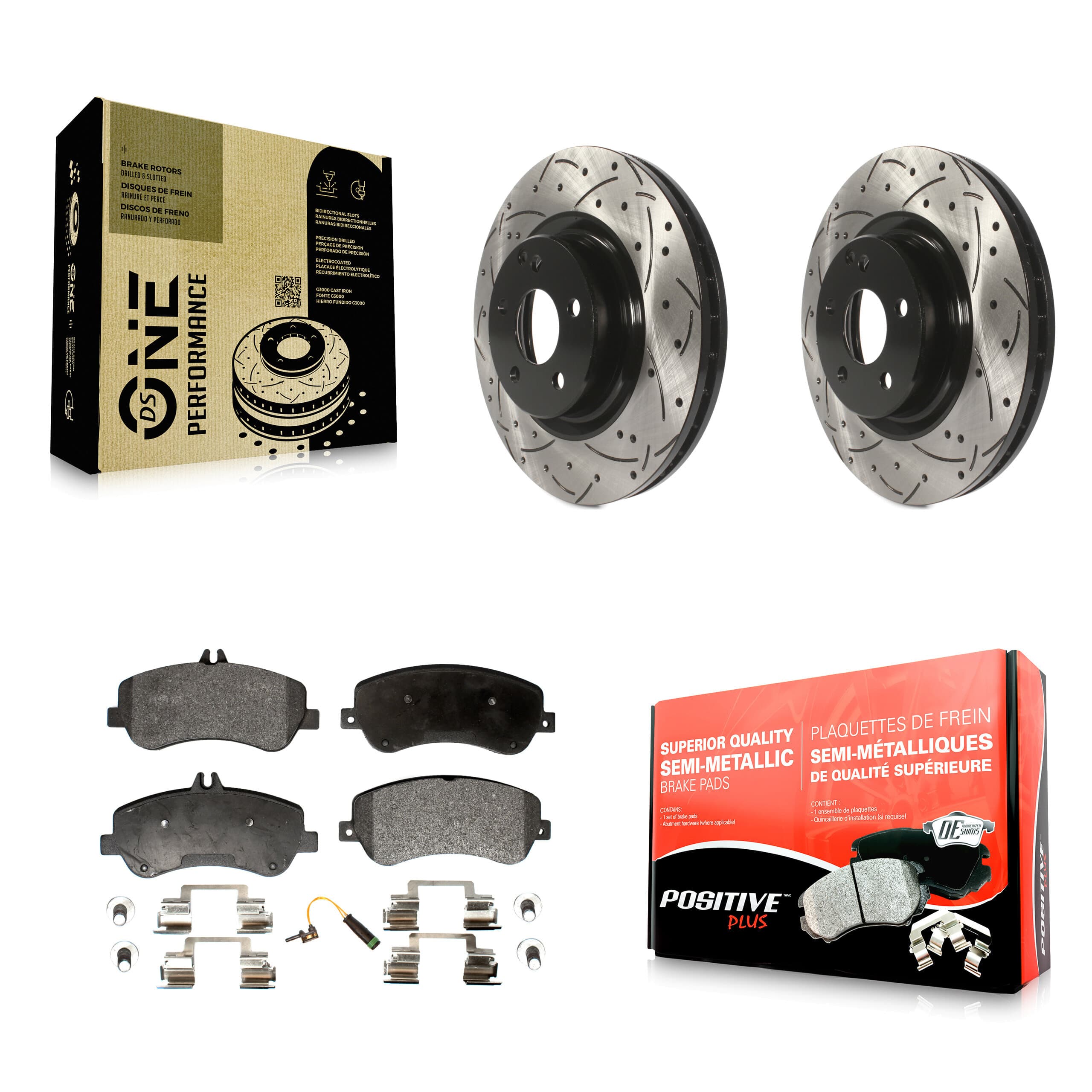 Transit Auto - KDF-100103 - Front Disc Brake Kits image 1