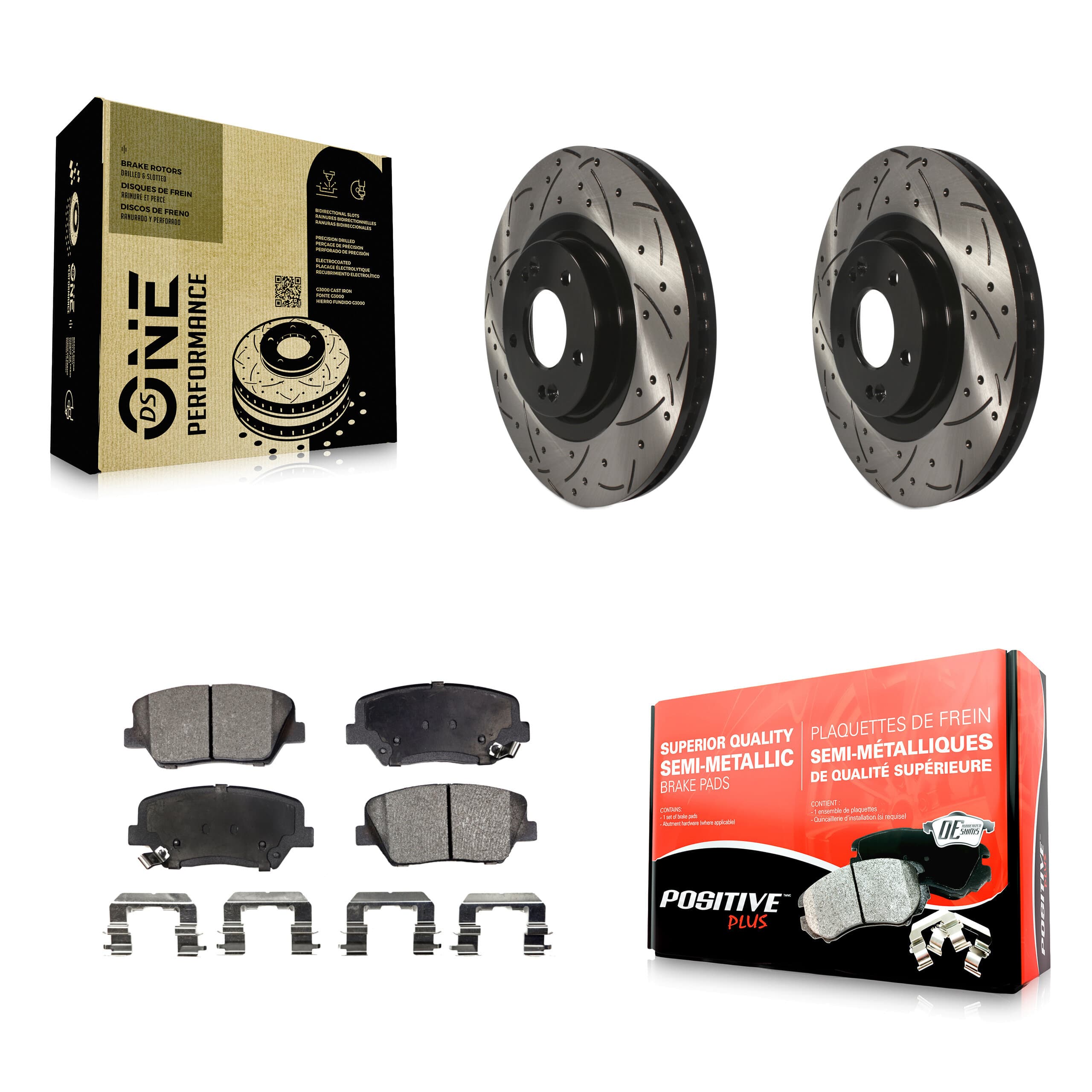 Transit Auto - KDF-100155 - Front Disc Brake Kits image 1