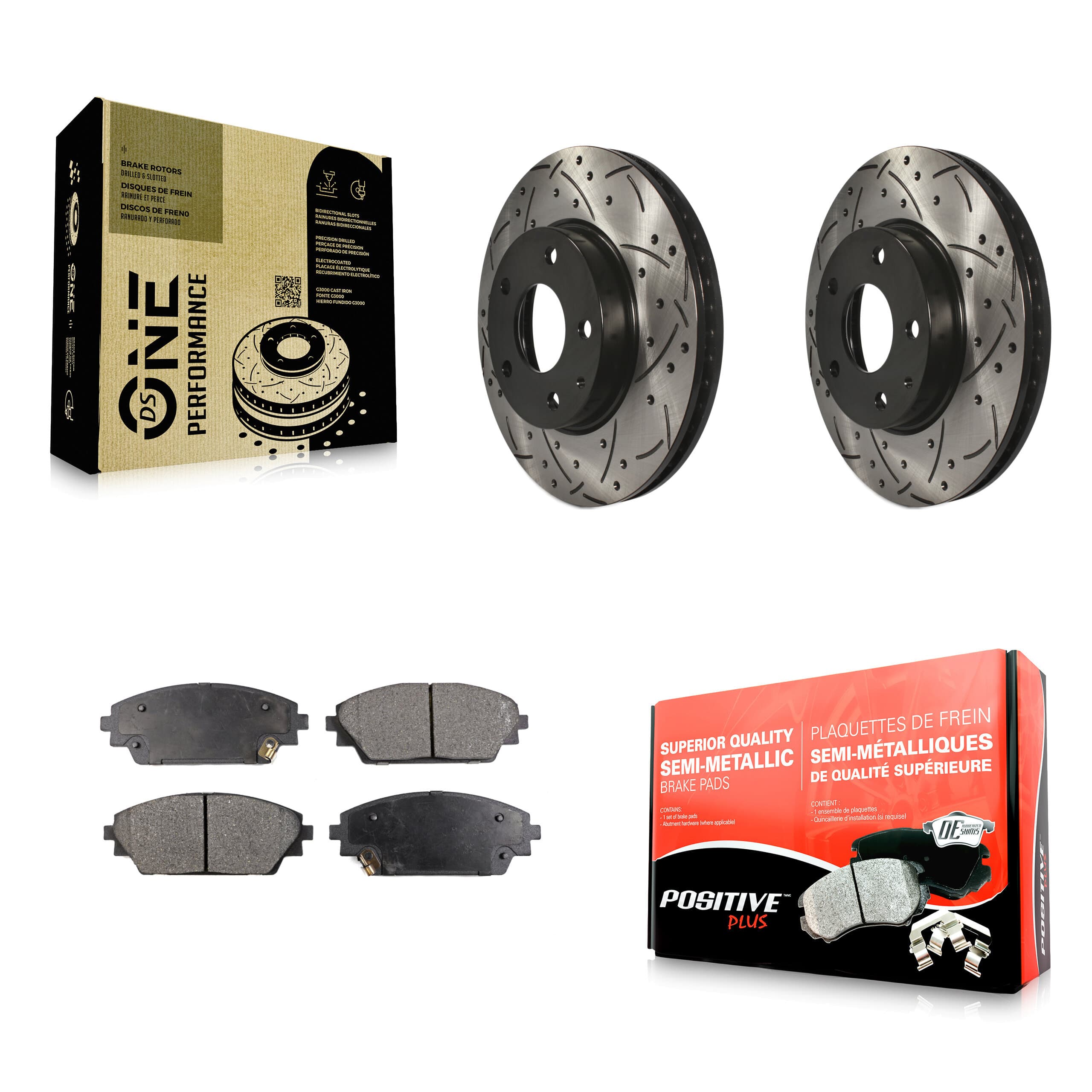 Transit Auto - KDF-100173 - Front Disc Brake Kits image 1