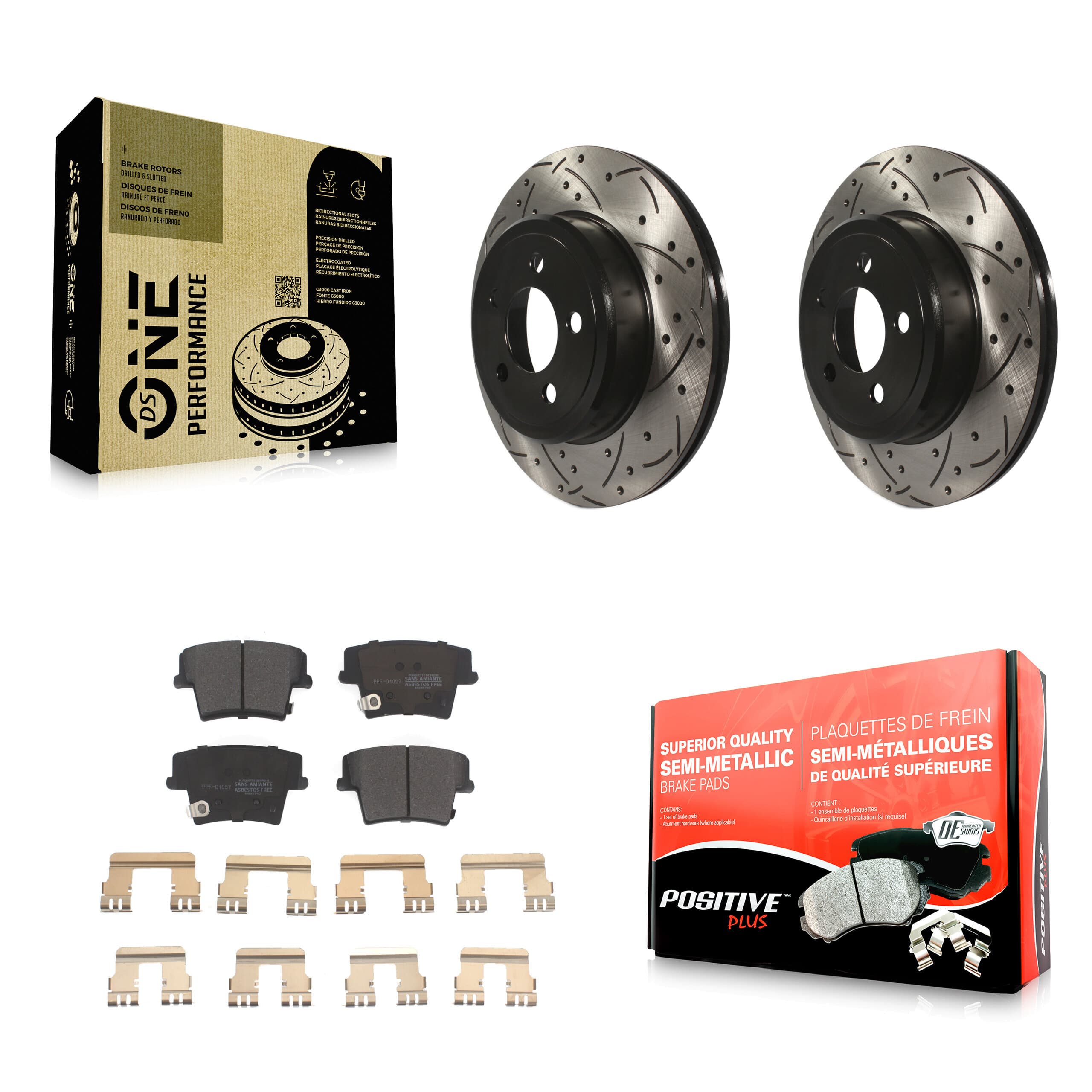 Transit Auto - KDF-100458 - Rear Disc Brake Kits image 1