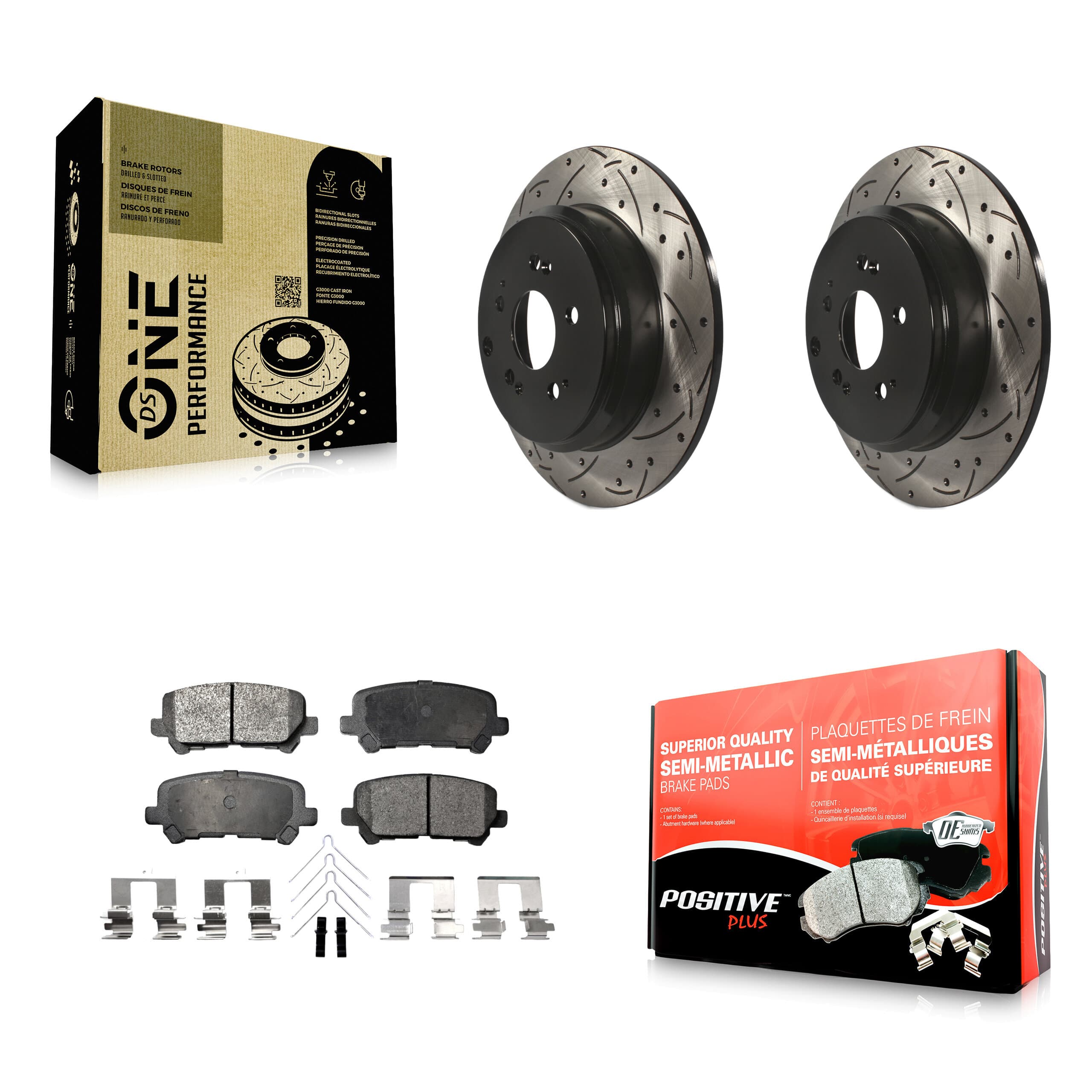 Transit Auto - KDF-100488 - Rear Disc Brake Kits image 1