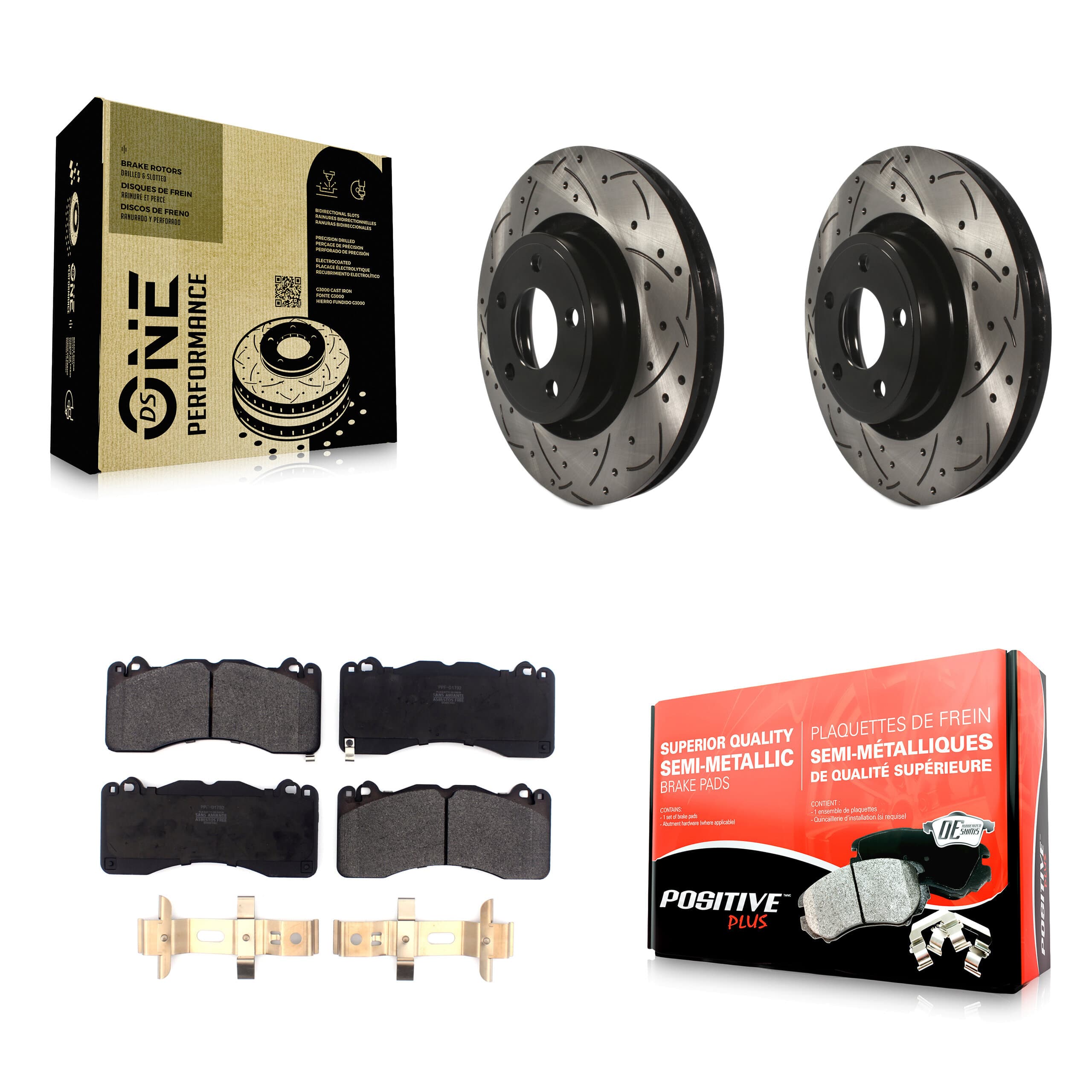 Transit Auto - KDF-100617 - Front Disc Brake Kits image 1