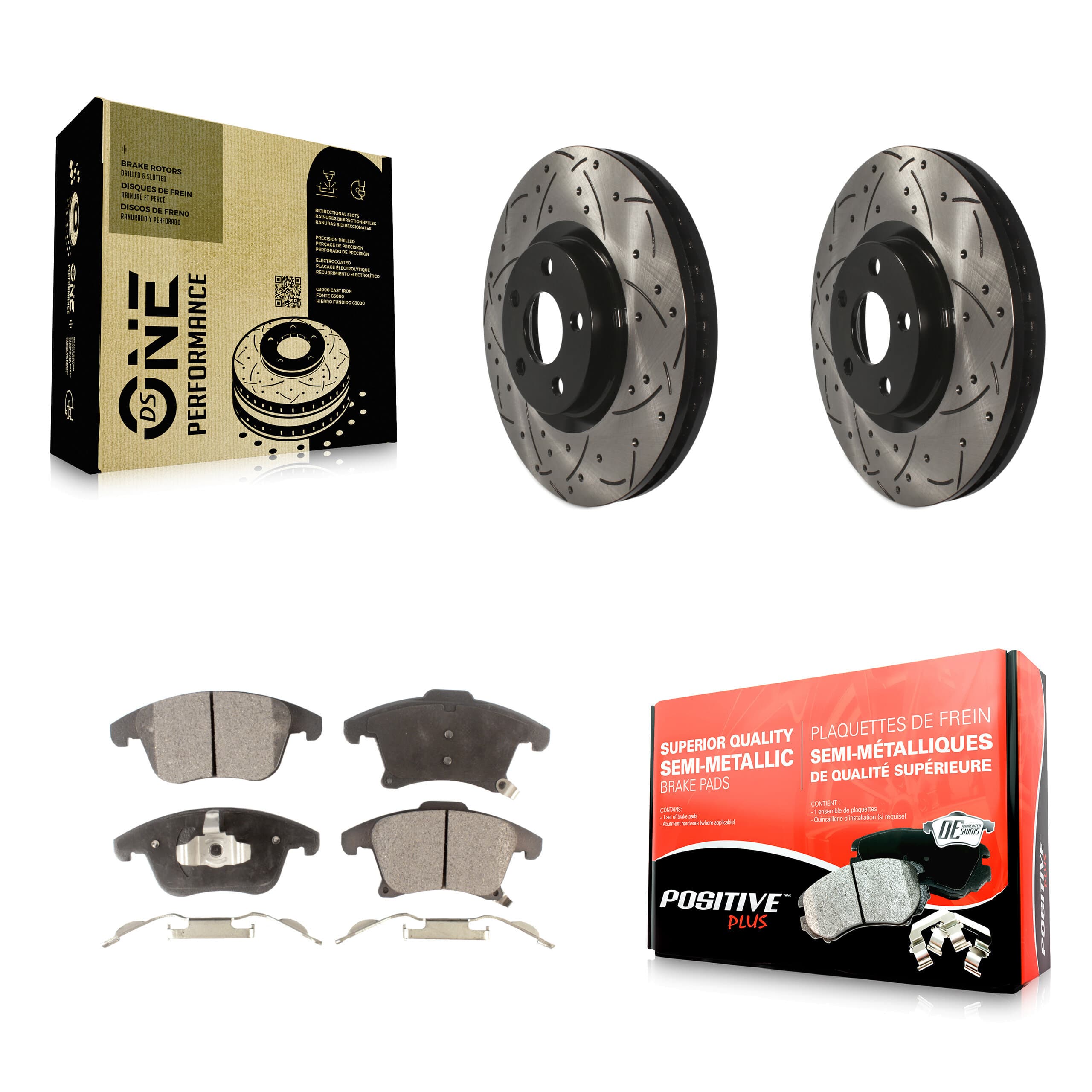 Transit Auto - KDF-100618 - Front Disc Brake Kits image 1