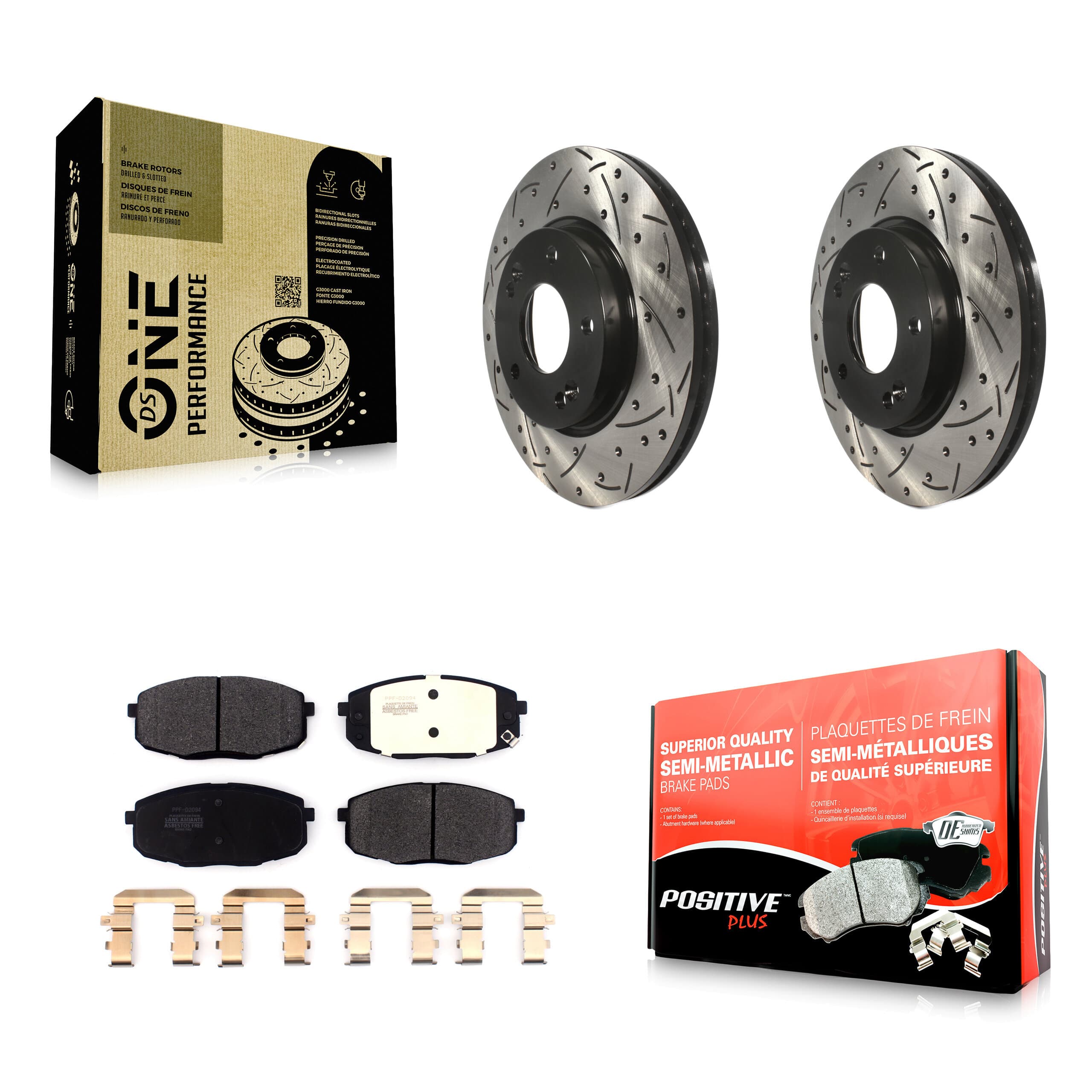 Transit Auto - KDF-100622 - Front Disc Brake Kits image 1