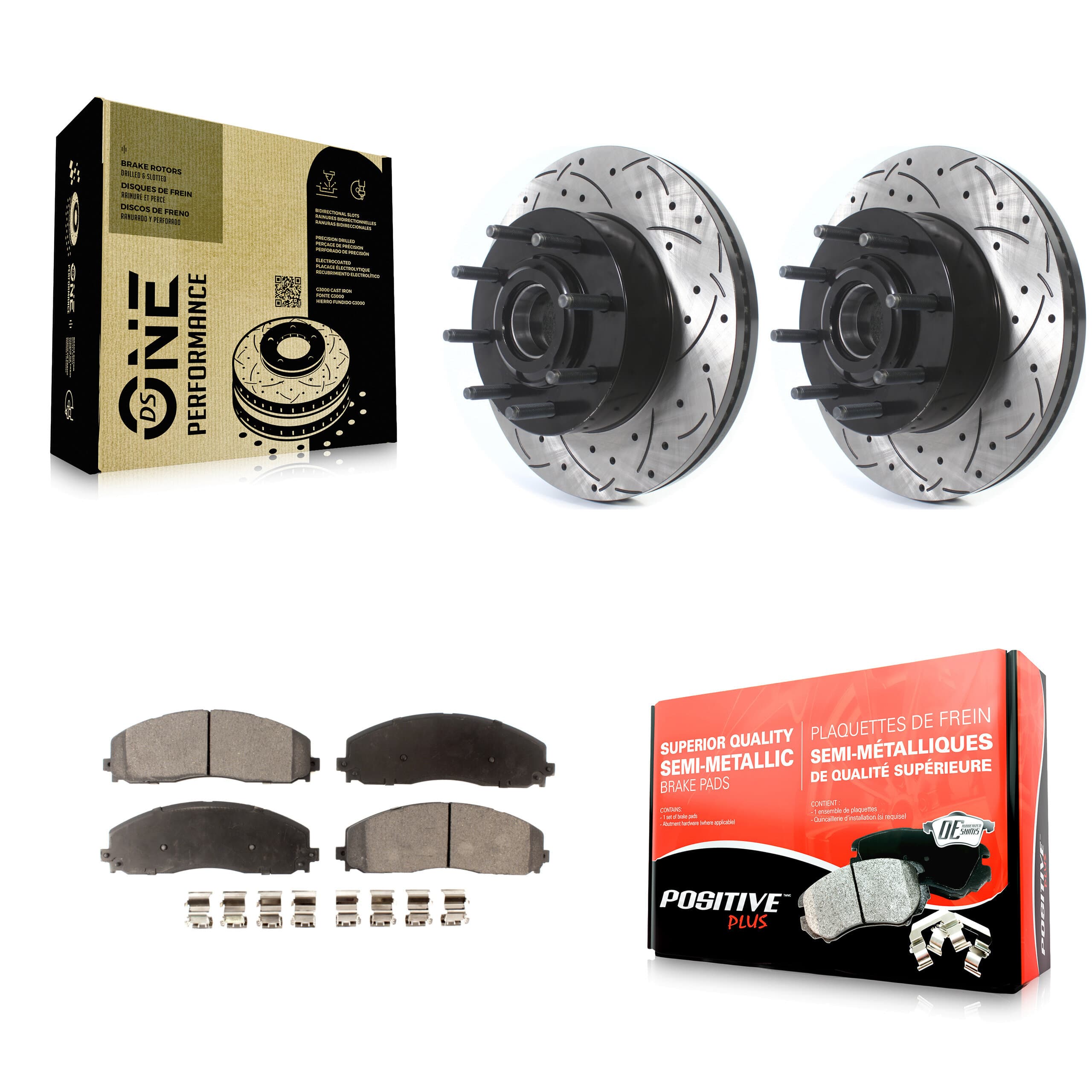 Transit Auto - KDF-100713 - Front Disc Brake Kits image 1