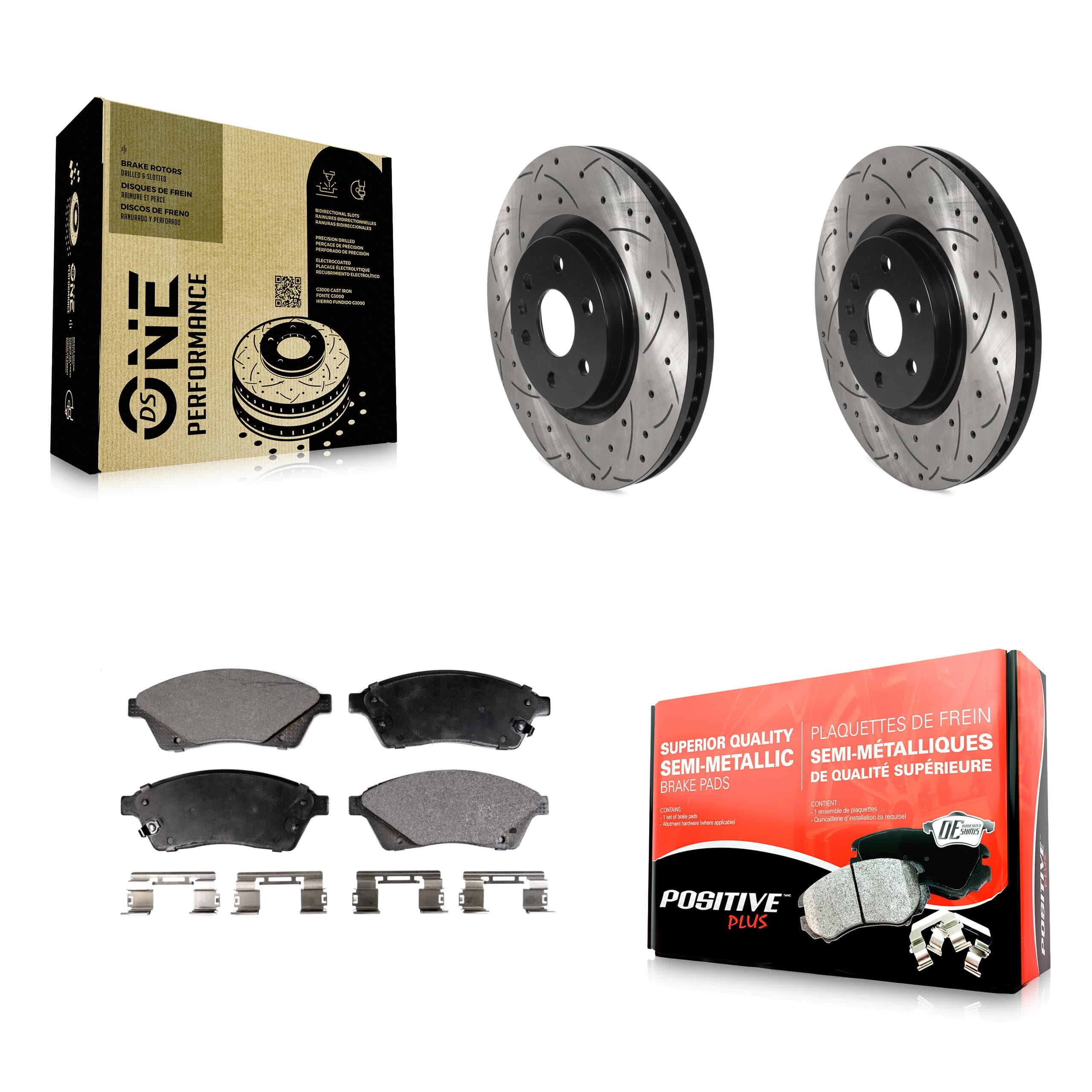 Transit Auto - KDF-100733 - Front Disc Brake Kits image 1