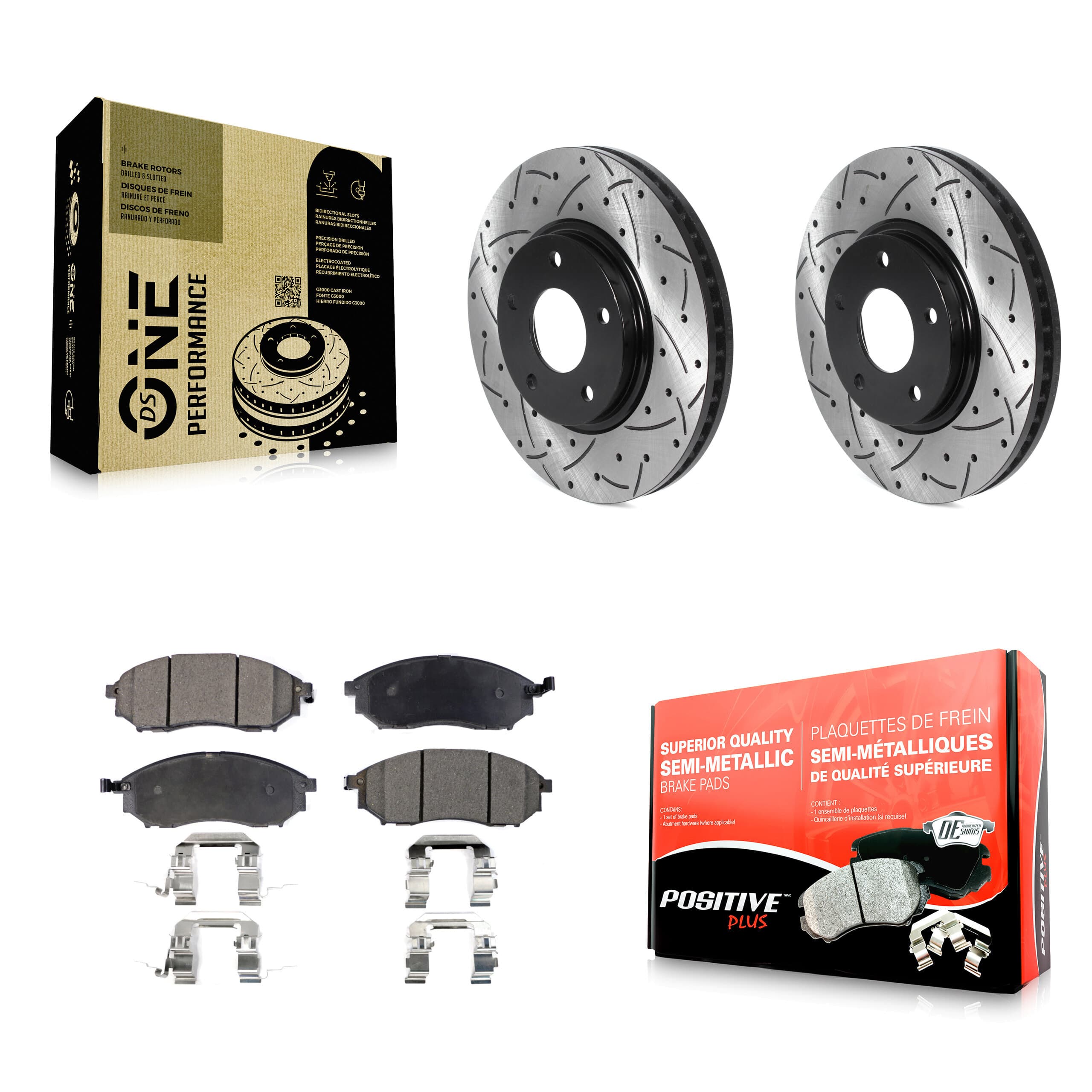 Transit Auto - KDF-100753 - Front Disc Brake Kits image 1