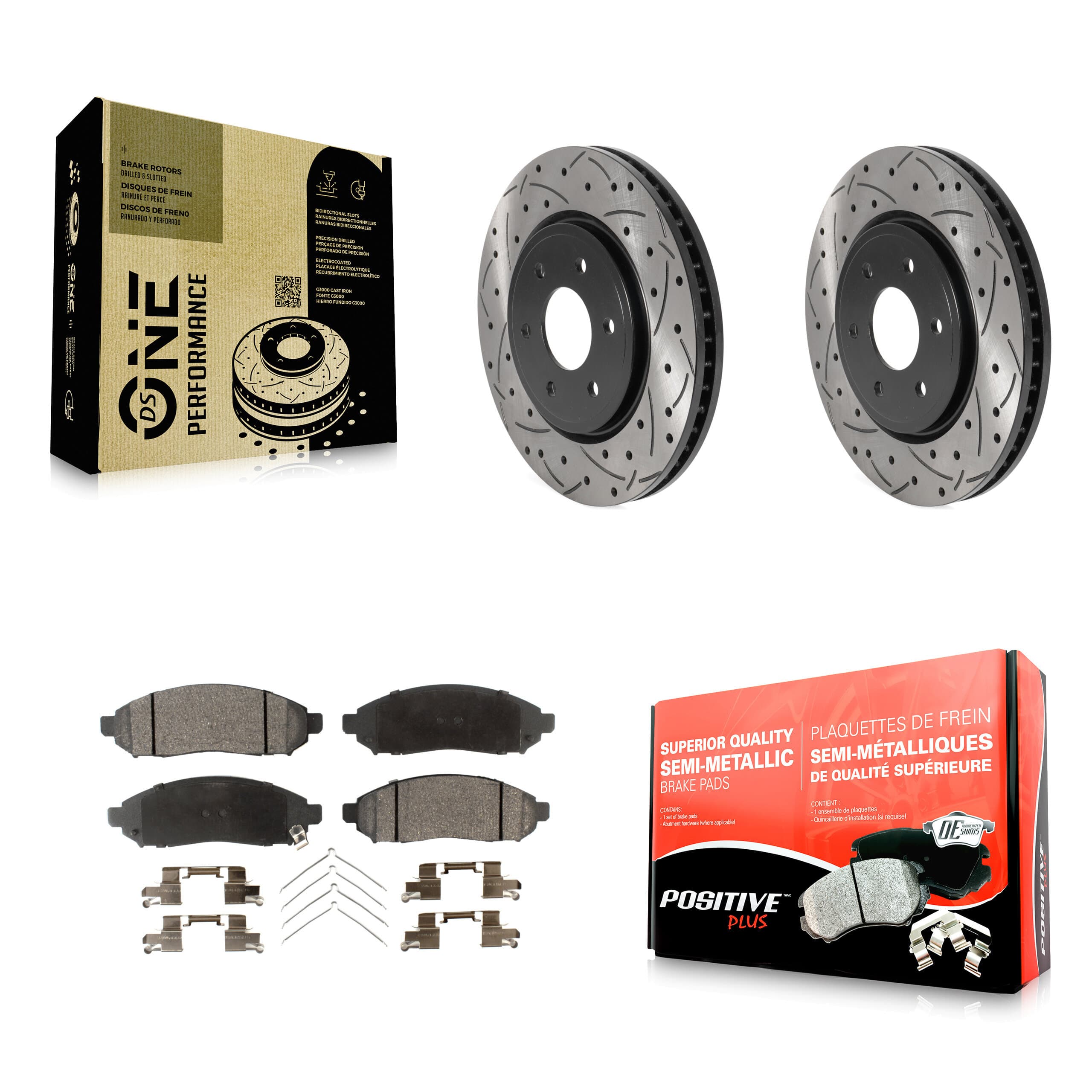 Transit Auto - KDF-100756 - Front Disc Brake Kits image 1