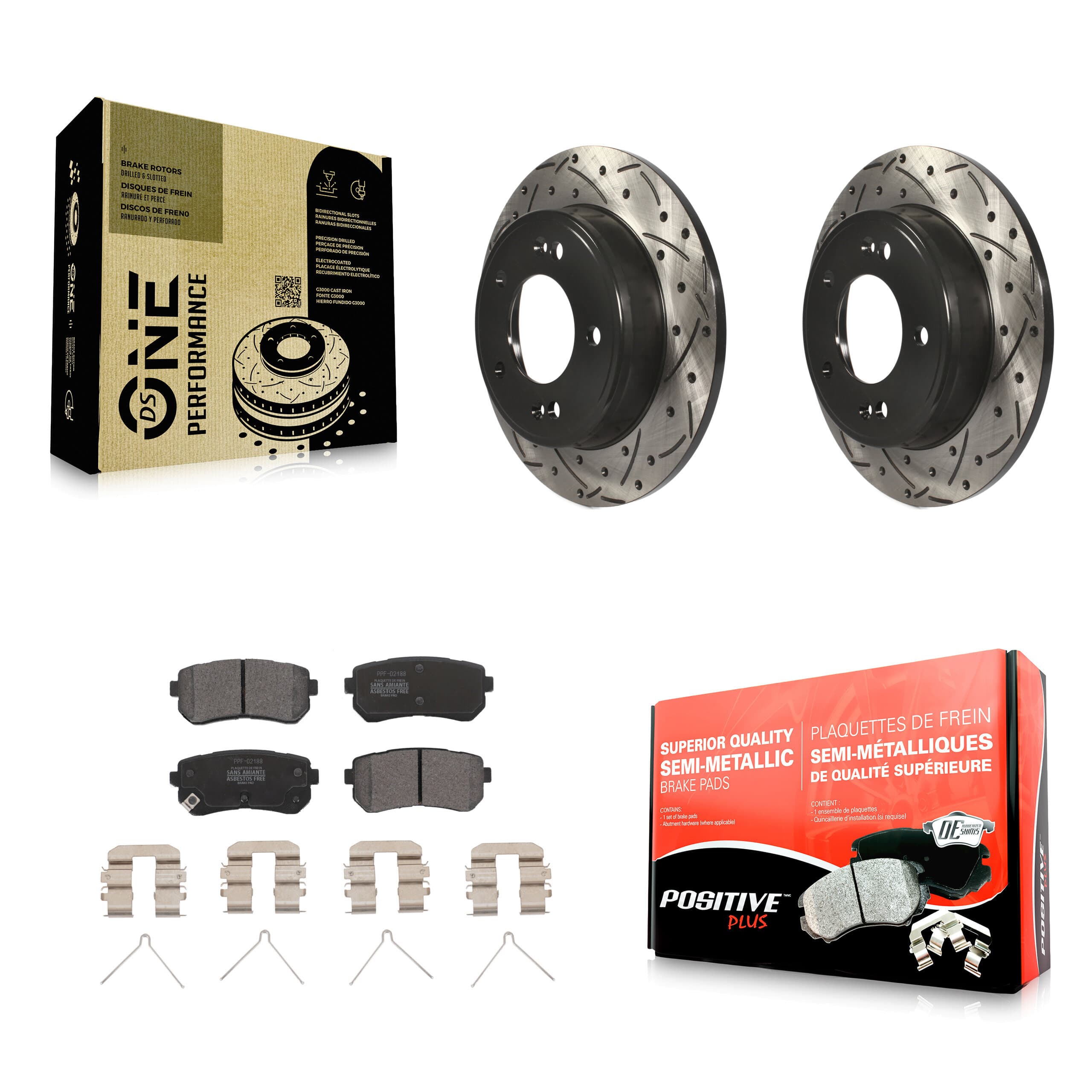 Transit Auto - KDF-101051 - Rear Disc Brake Kits image 1