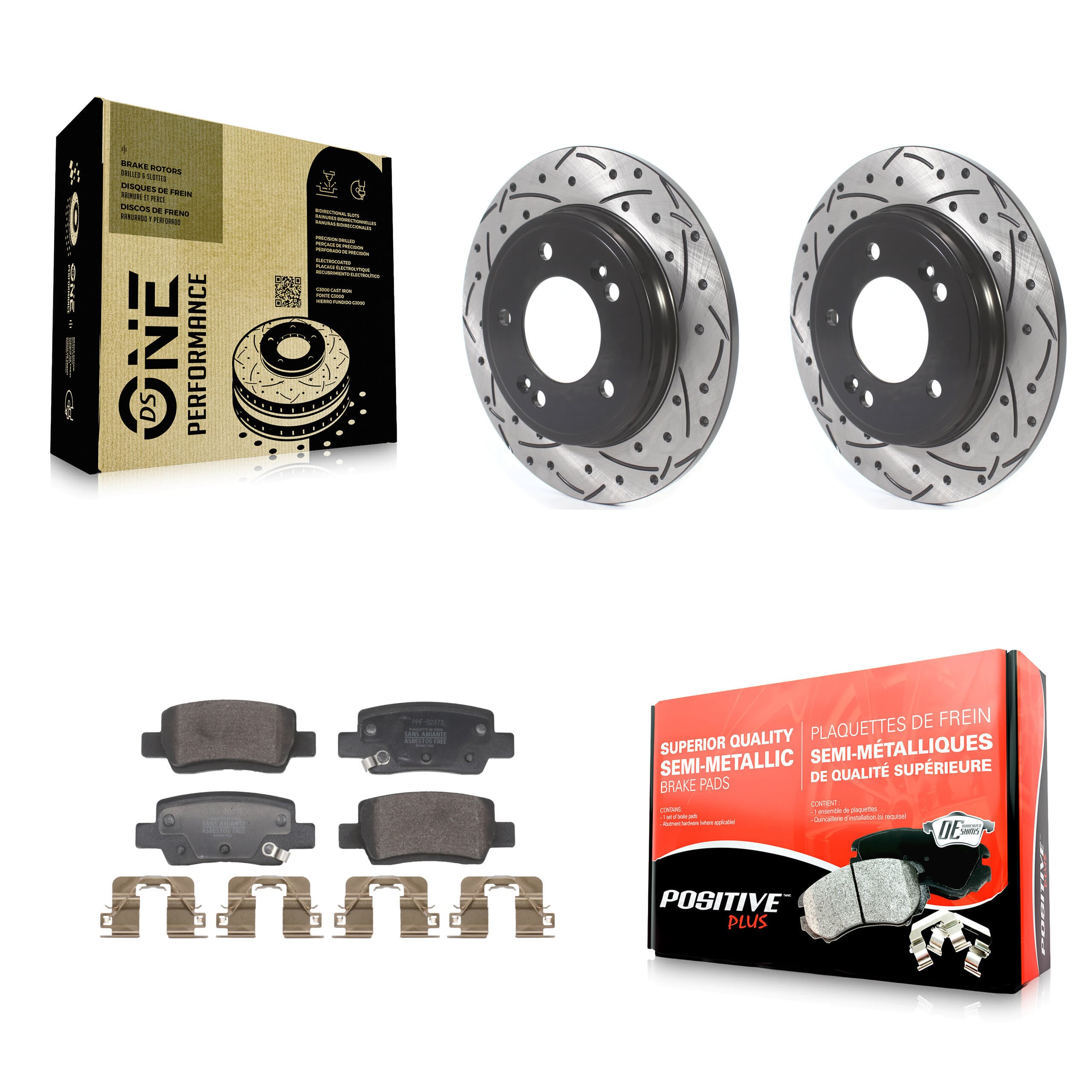 Transit Auto - KDF-101222 - Rear Disc Brake Kits image 1