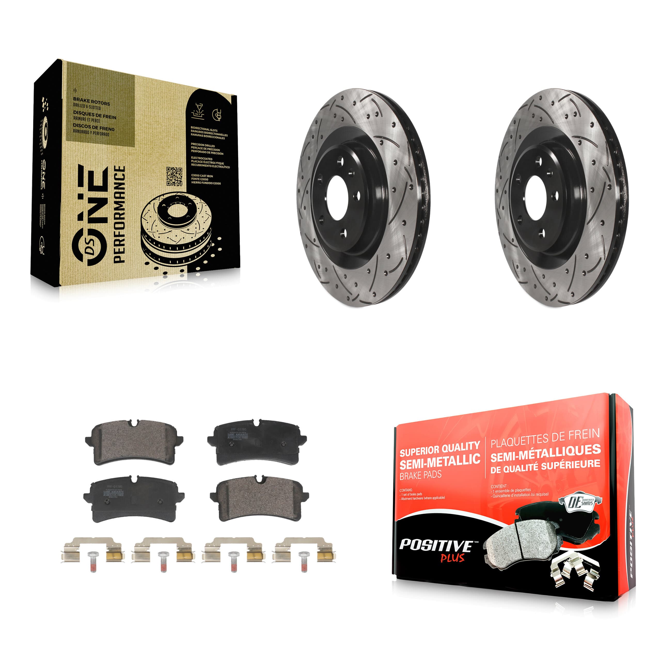 Transit Auto - KDF-101343 - Rear Disc Brake Kits image 1