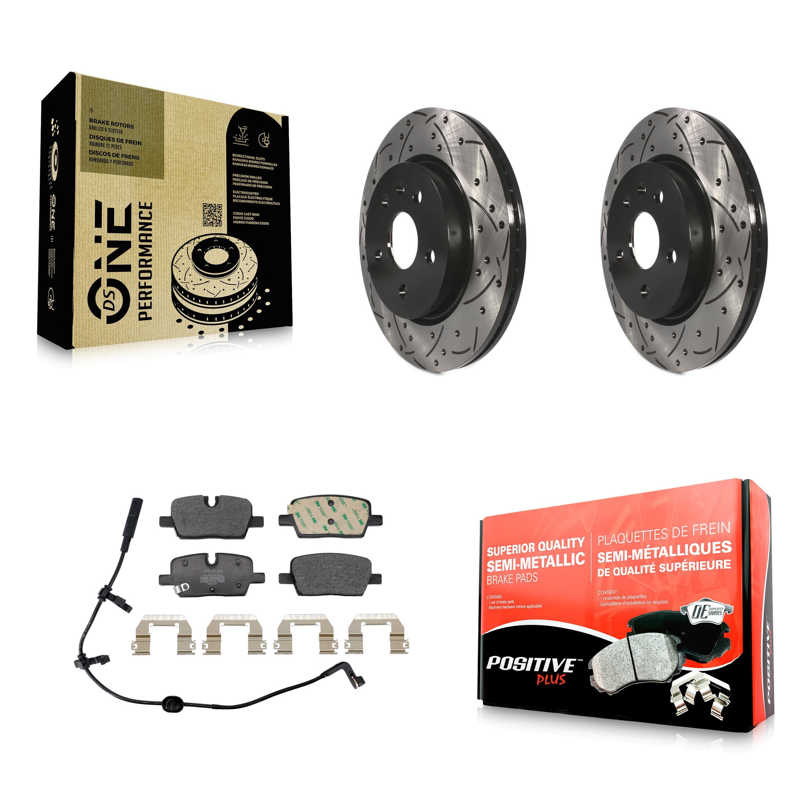 Transit Auto - KDF-101348 - Rear Disc Brake Kits image 1