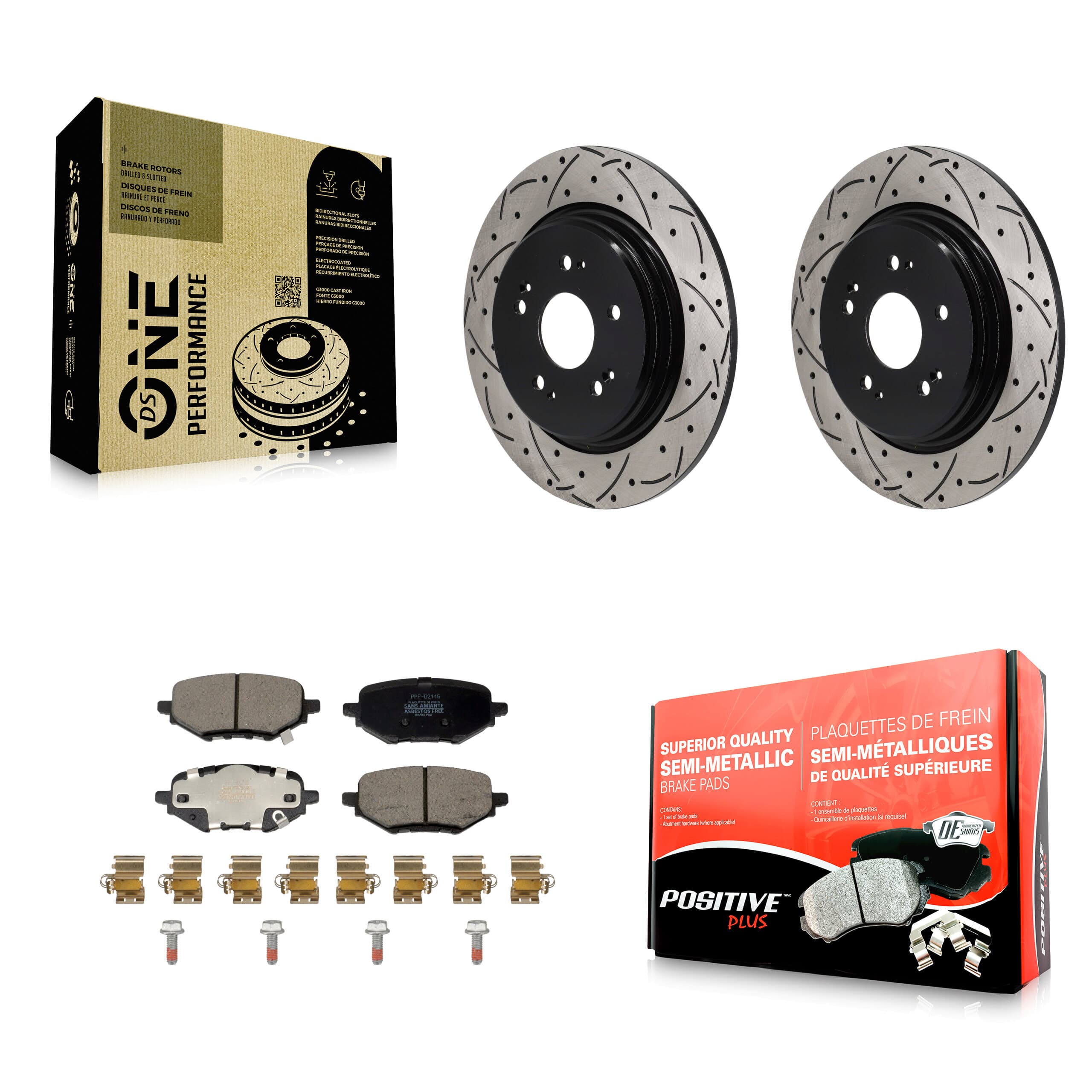 Transit Auto - KDF-101371 - Rear Disc Brake Kits image 1