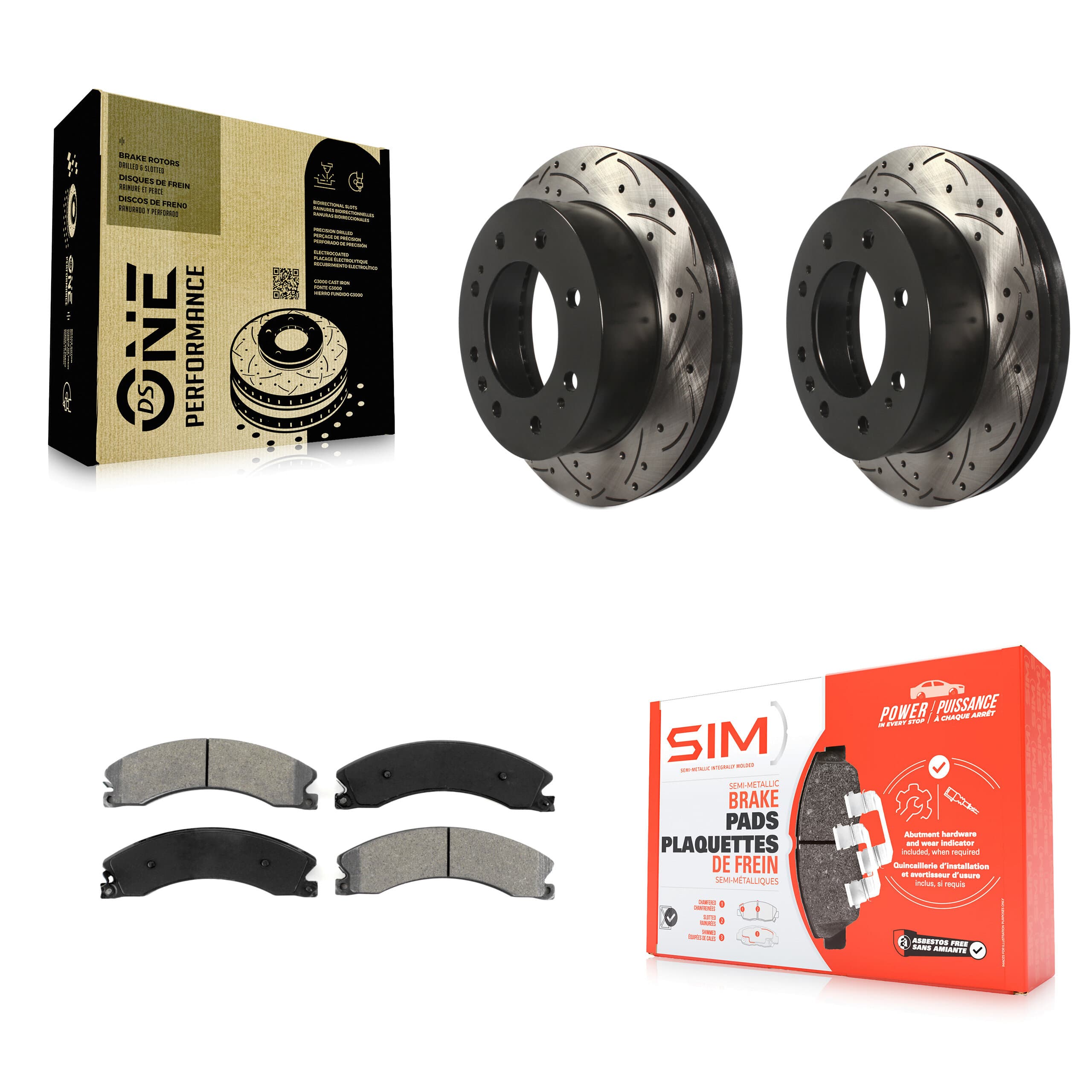 Transit Auto - KDS-100009 - Front Disc Brake Kits image 1
