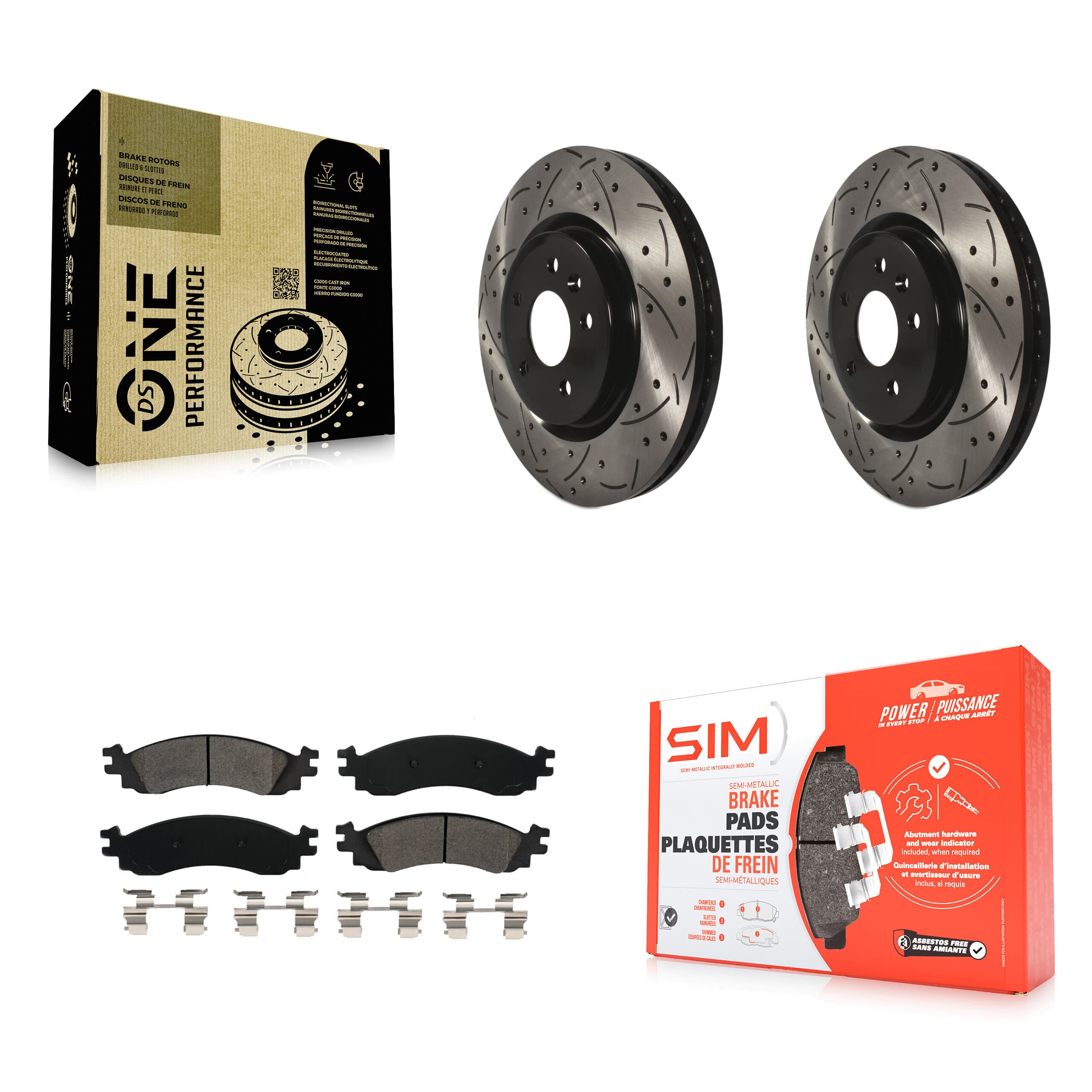 Transit Auto - KDS-100020 - Front Disc Brake Kits image 1