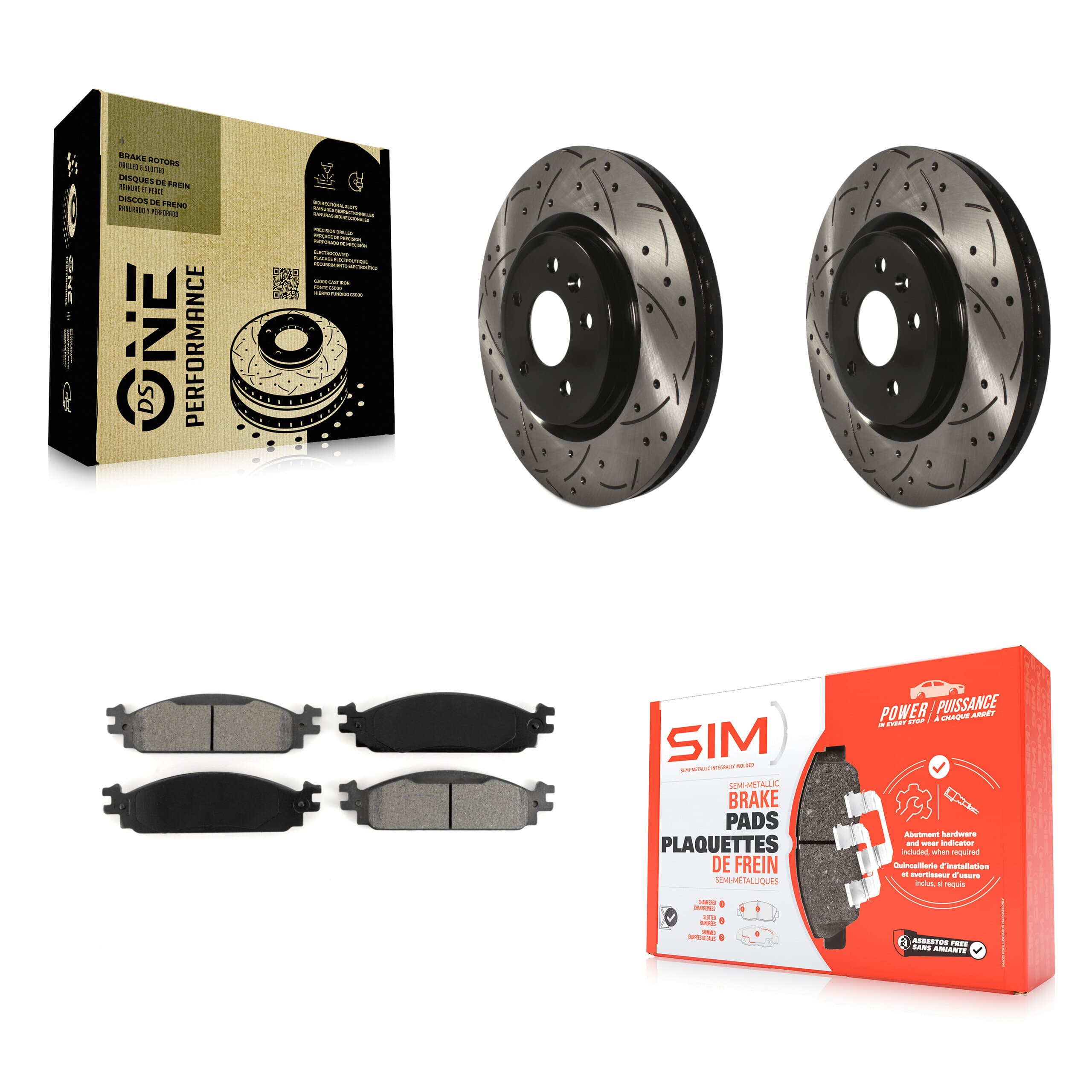Transit Auto - KDS-100021 - Front Disc Brake Kits image 1