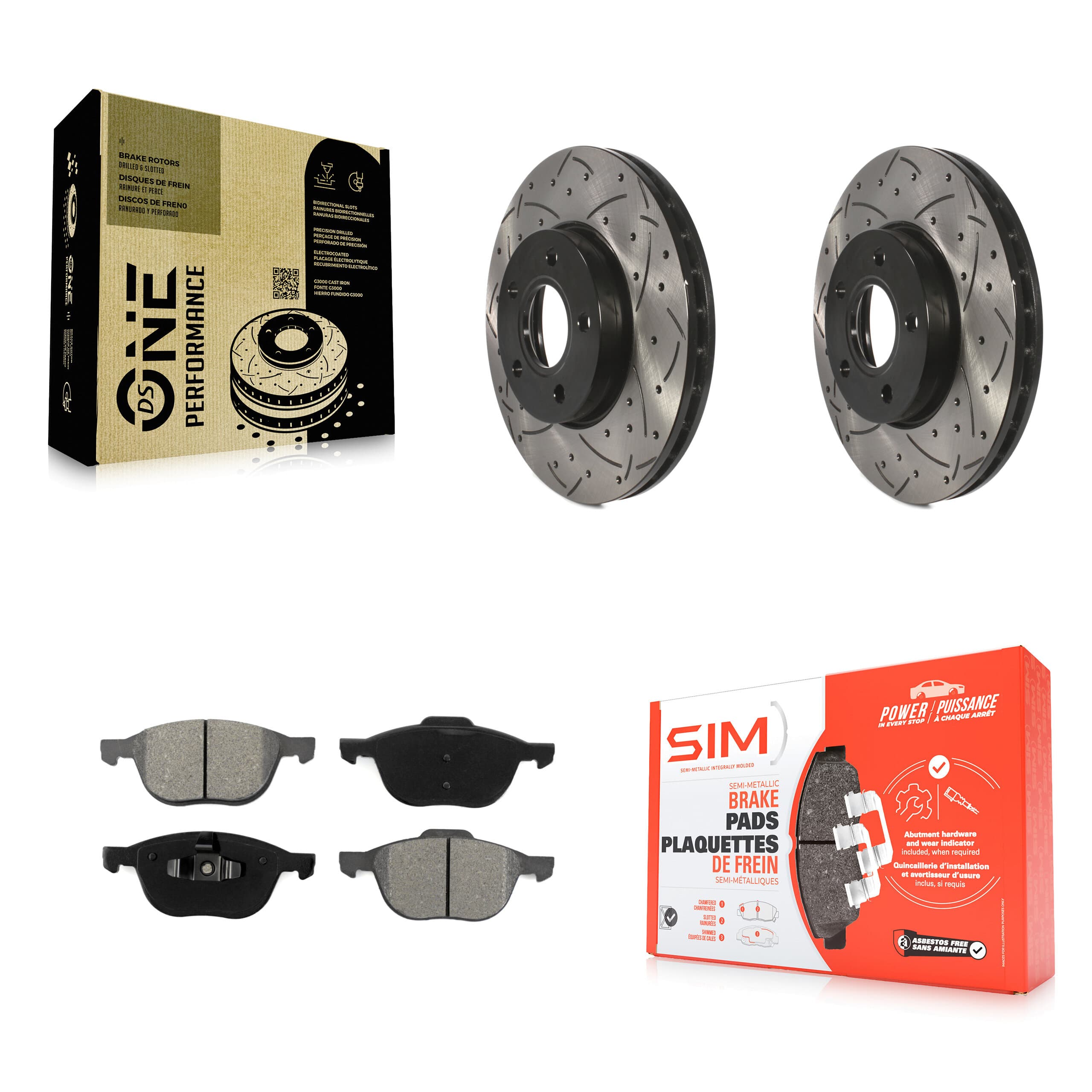 Transit Auto - KDS-100026 - Front Disc Brake Kits image 1