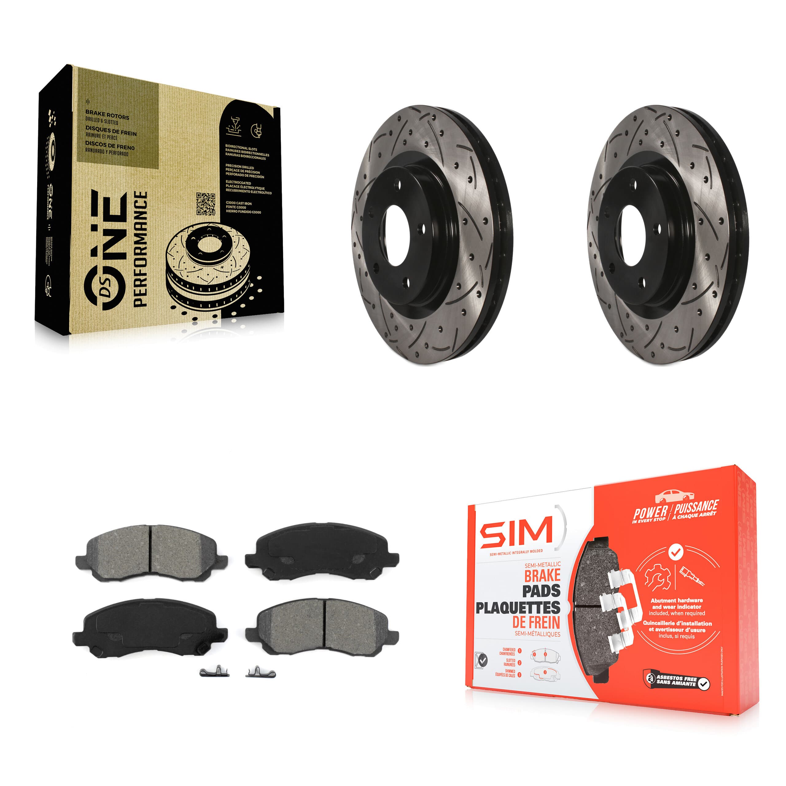 Transit Auto - KDS-100038 - Front Disc Brake Kits image 1