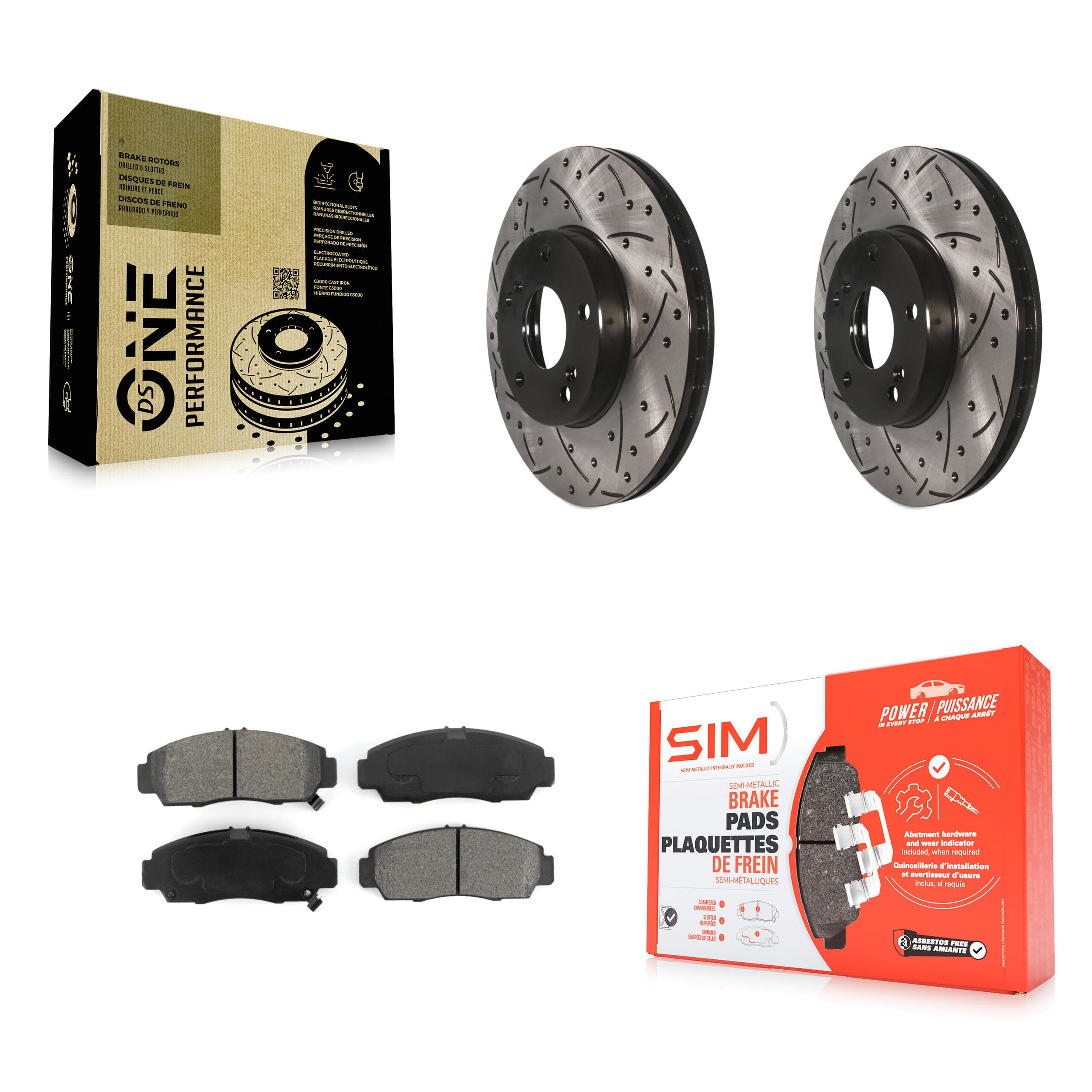 Transit Auto - KDS-100055 - Front Disc Brake Kits image 1