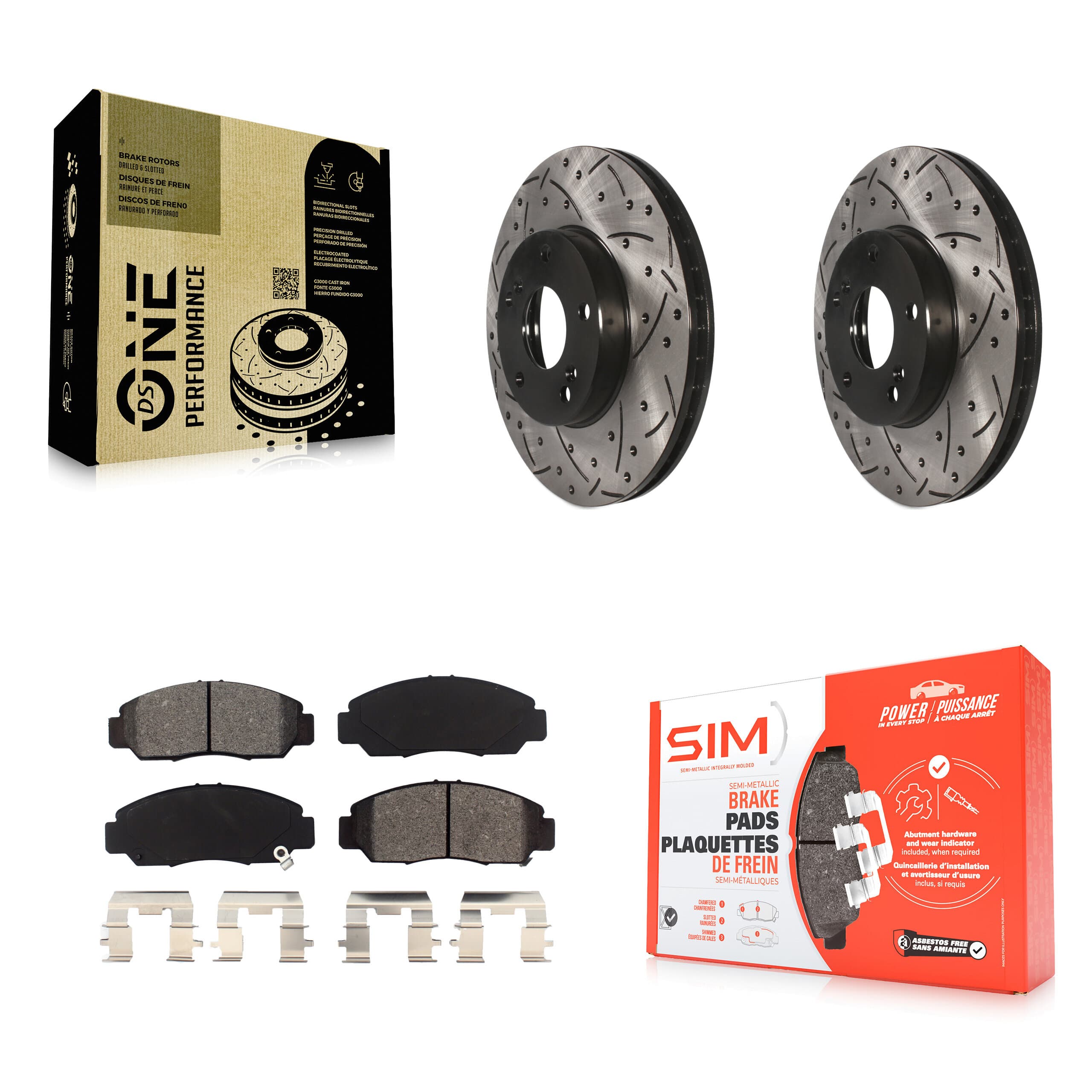 Transit Auto - KDS-100057 - Front Disc Brake Kits image 1