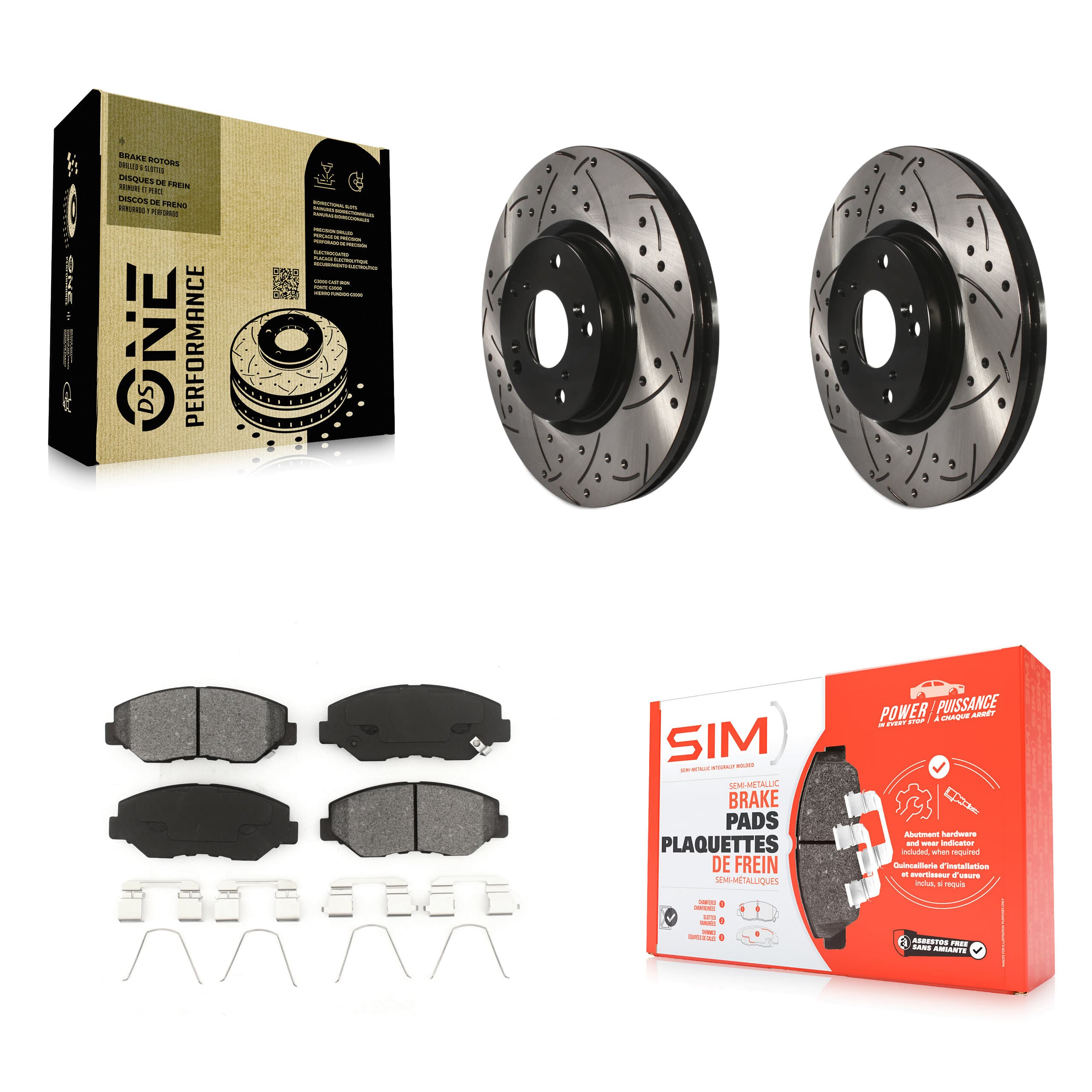 Transit Auto - KDS-100062 - Front Disc Brake Kits image 1