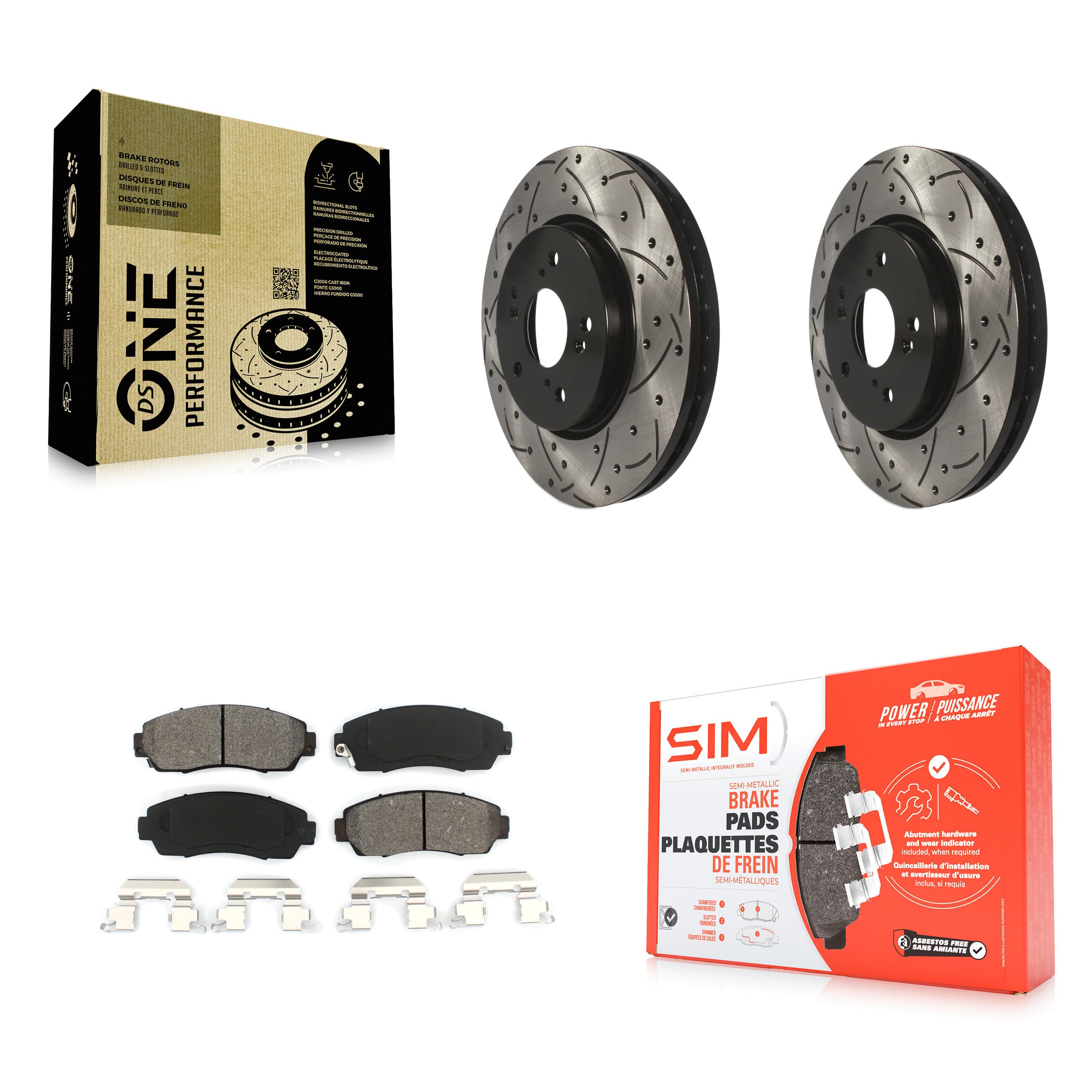 Transit Auto - KDS-100090 - Front Disc Brake Kits image 1