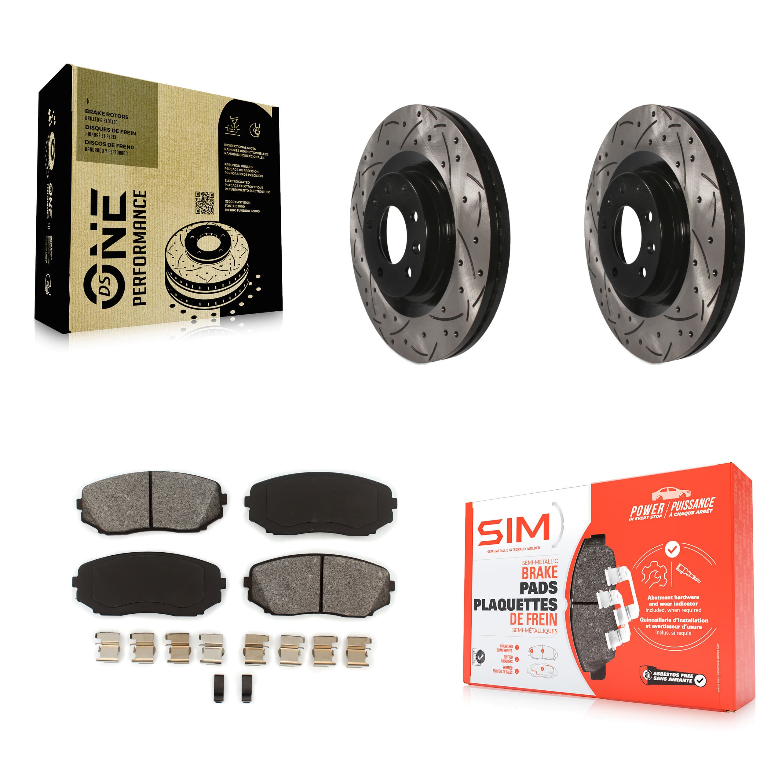 Transit Auto - KDS-100098 - Front Disc Brake Kits image 1