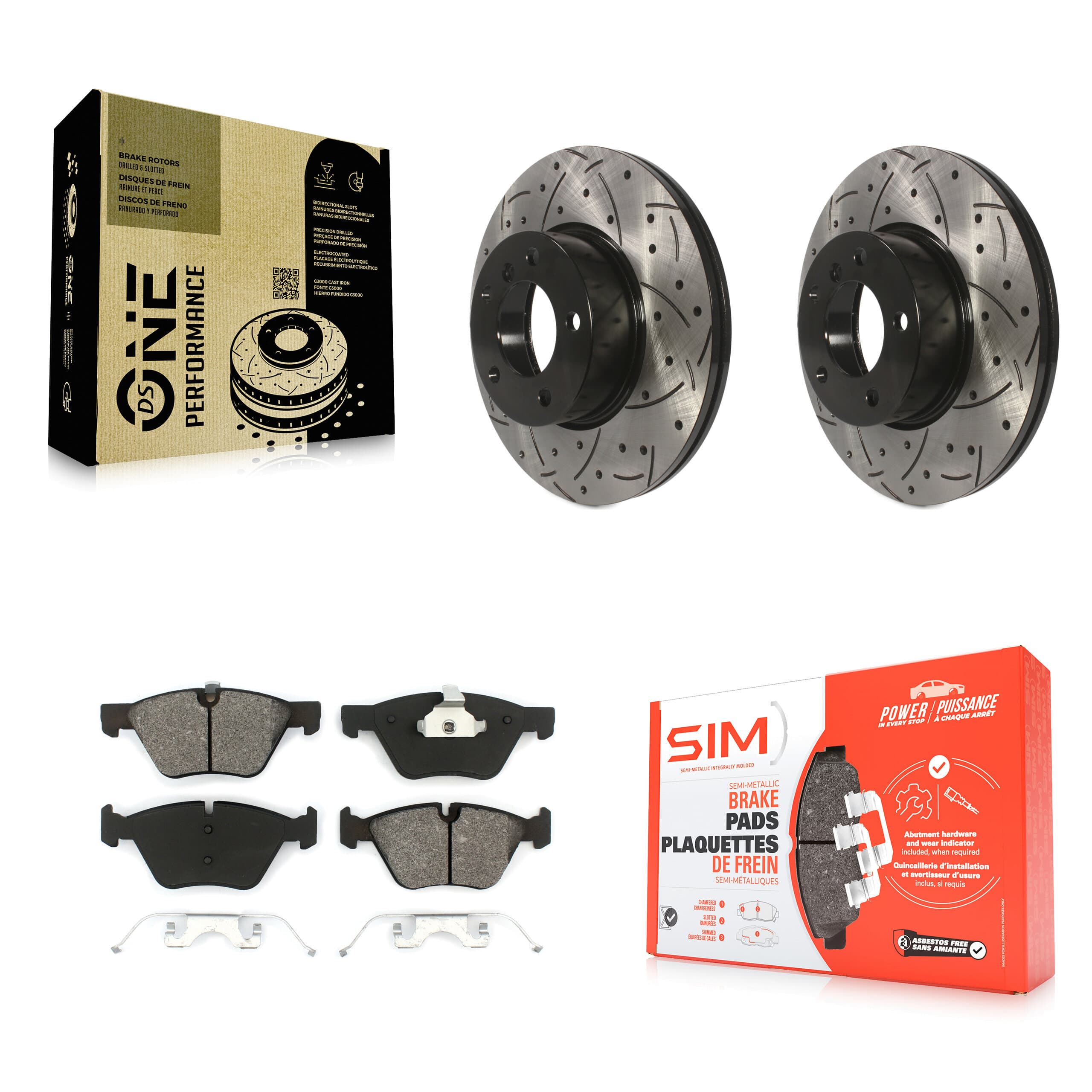Transit Auto - KDS-100110 - Front Disc Brake Kits image 1