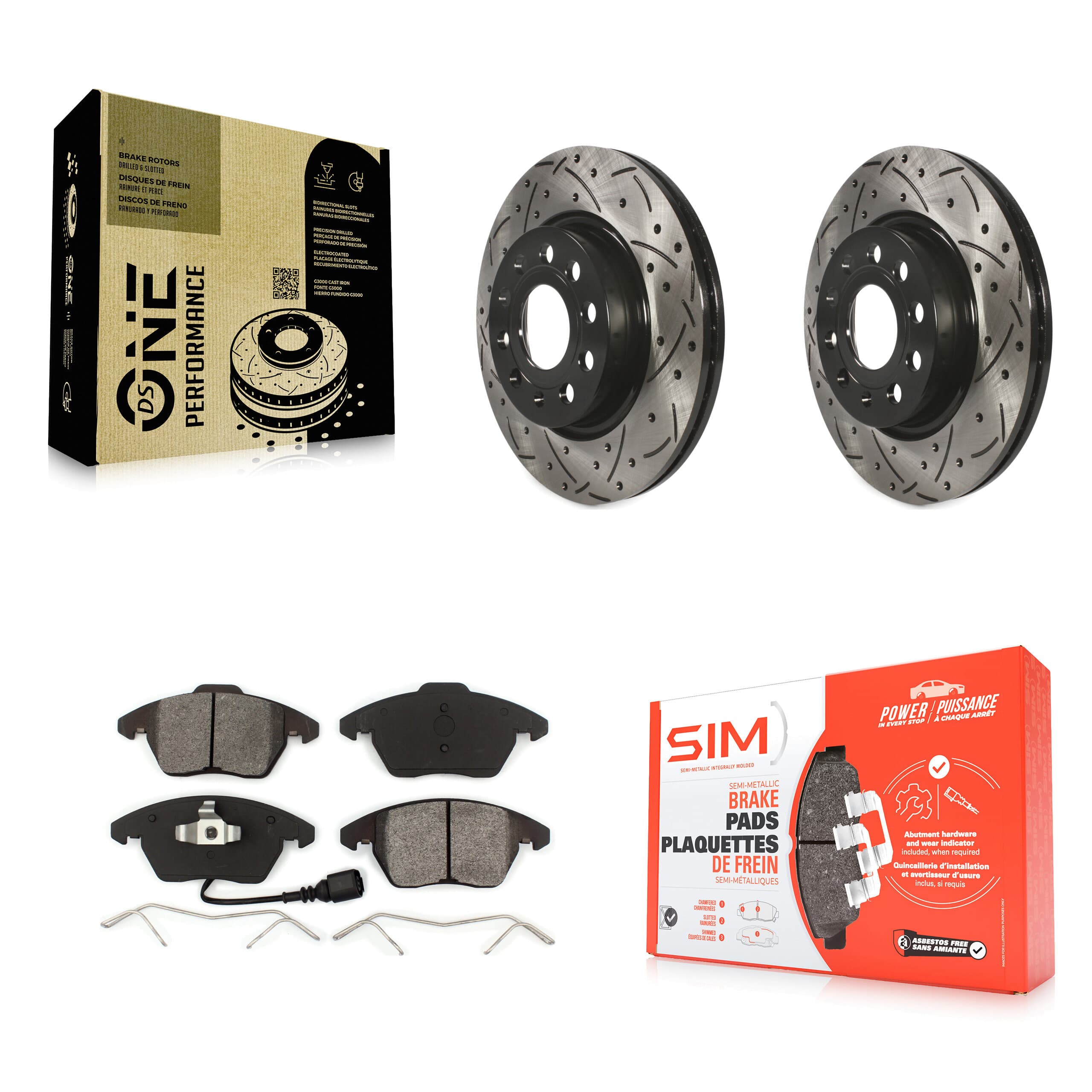 Transit Auto - KDS-100133 - Front Disc Brake Kits image 1