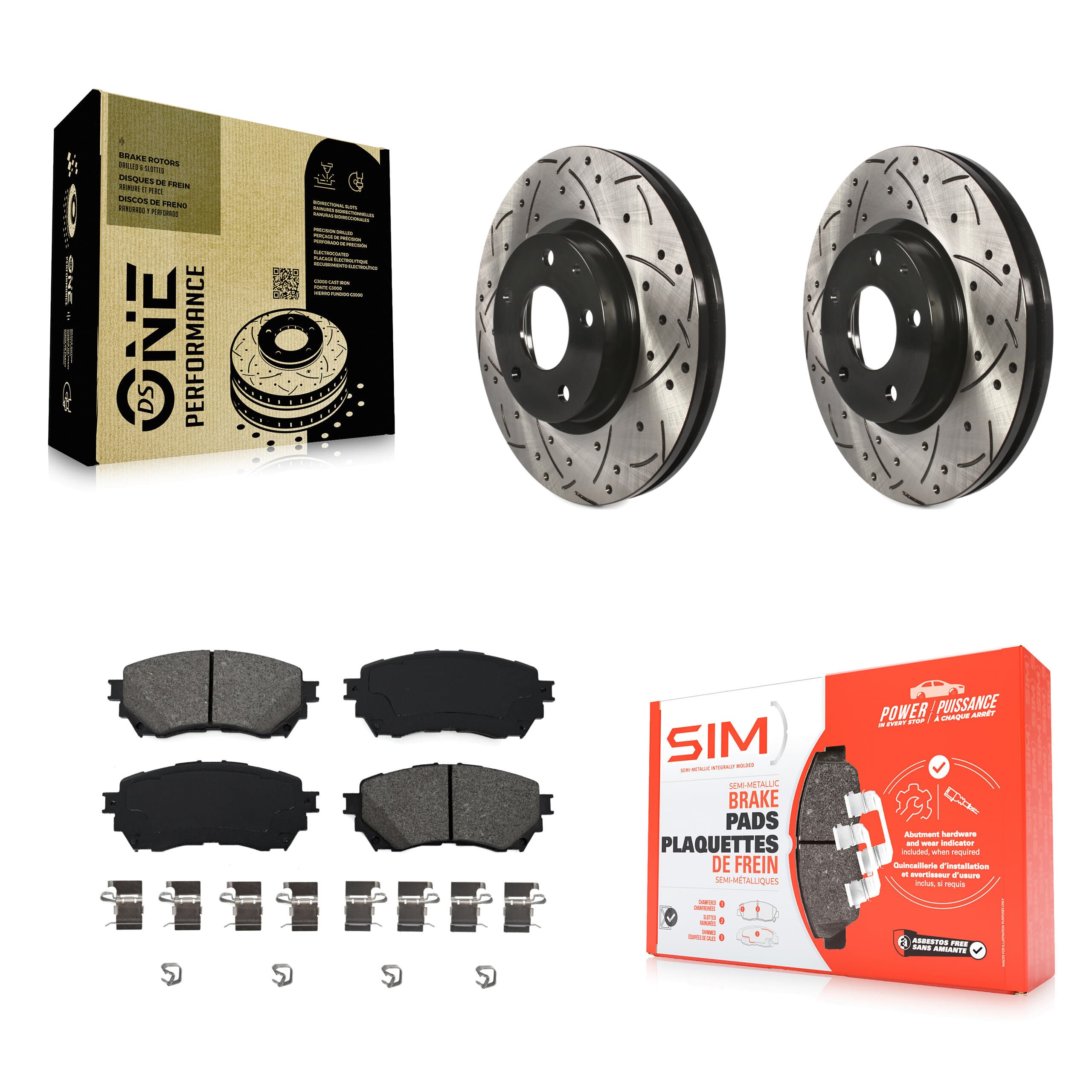 Transit Auto - KDS-100146 - Front Disc Brake Kits image 1