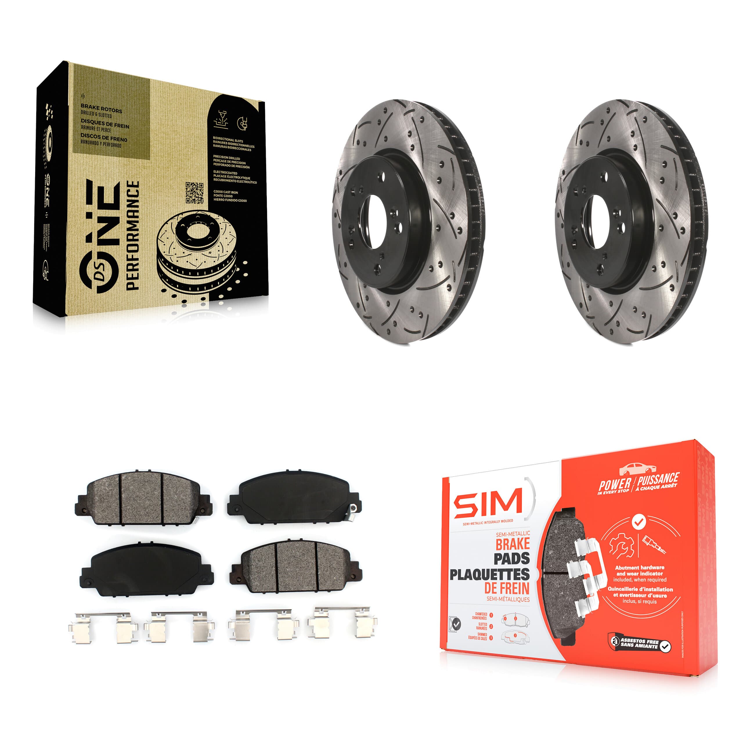 Transit Auto - KDS-100148 - Front Disc Brake Kits image 1